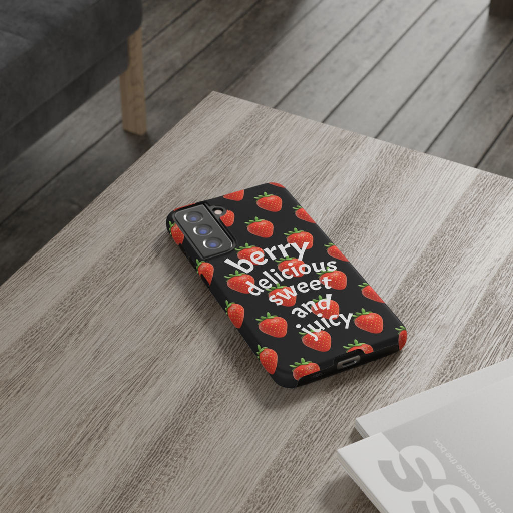 Strawberry 'Berry Delicious' Phone Case