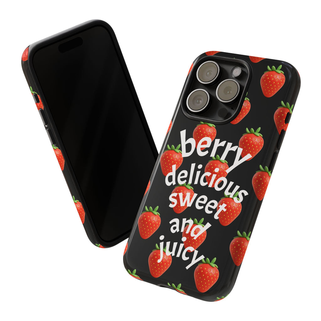 Strawberry 'Berry Delicious' Phone Case