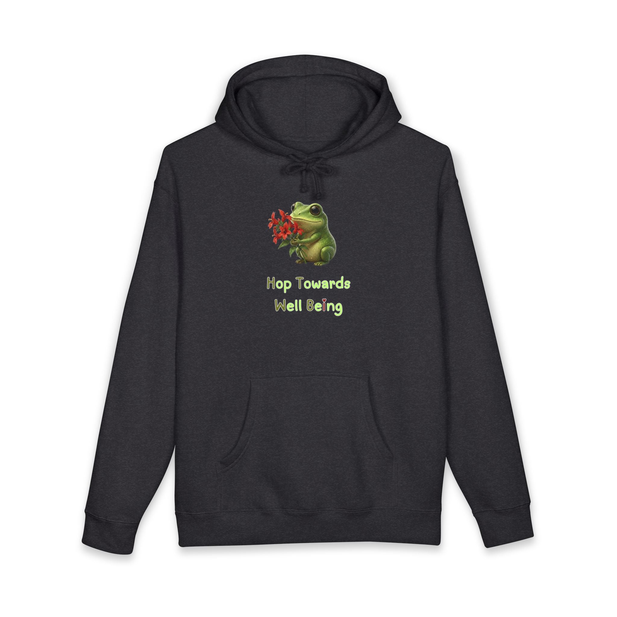 Hop Towards Well Being Hoodie — Positive Wellness Sweatshirt