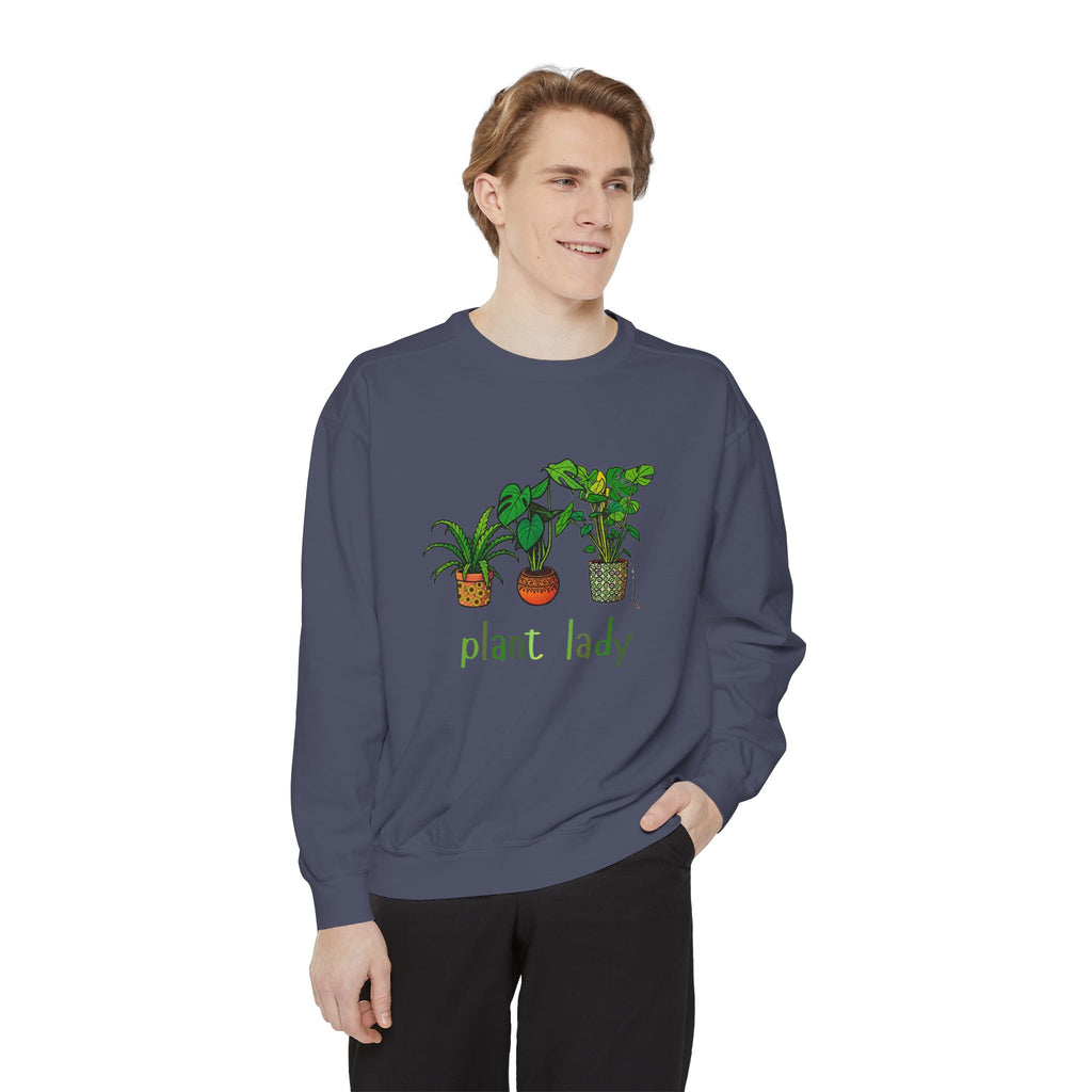 Plant Lady Sweatshirt — Cozy Botanical Crewneck for Plant Lovers