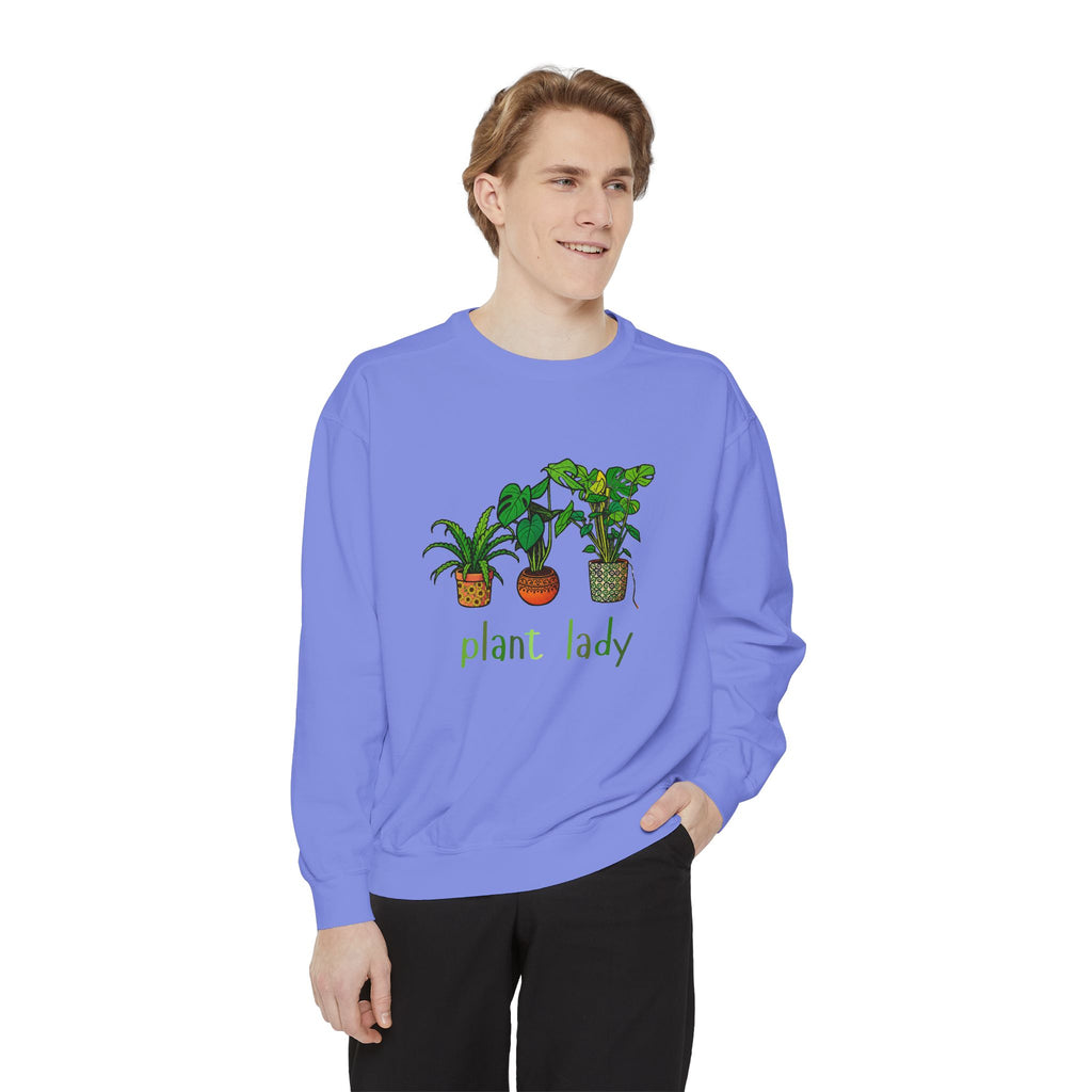 Plant Lady Sweatshirt — Cozy Botanical Crewneck for Plant Lovers