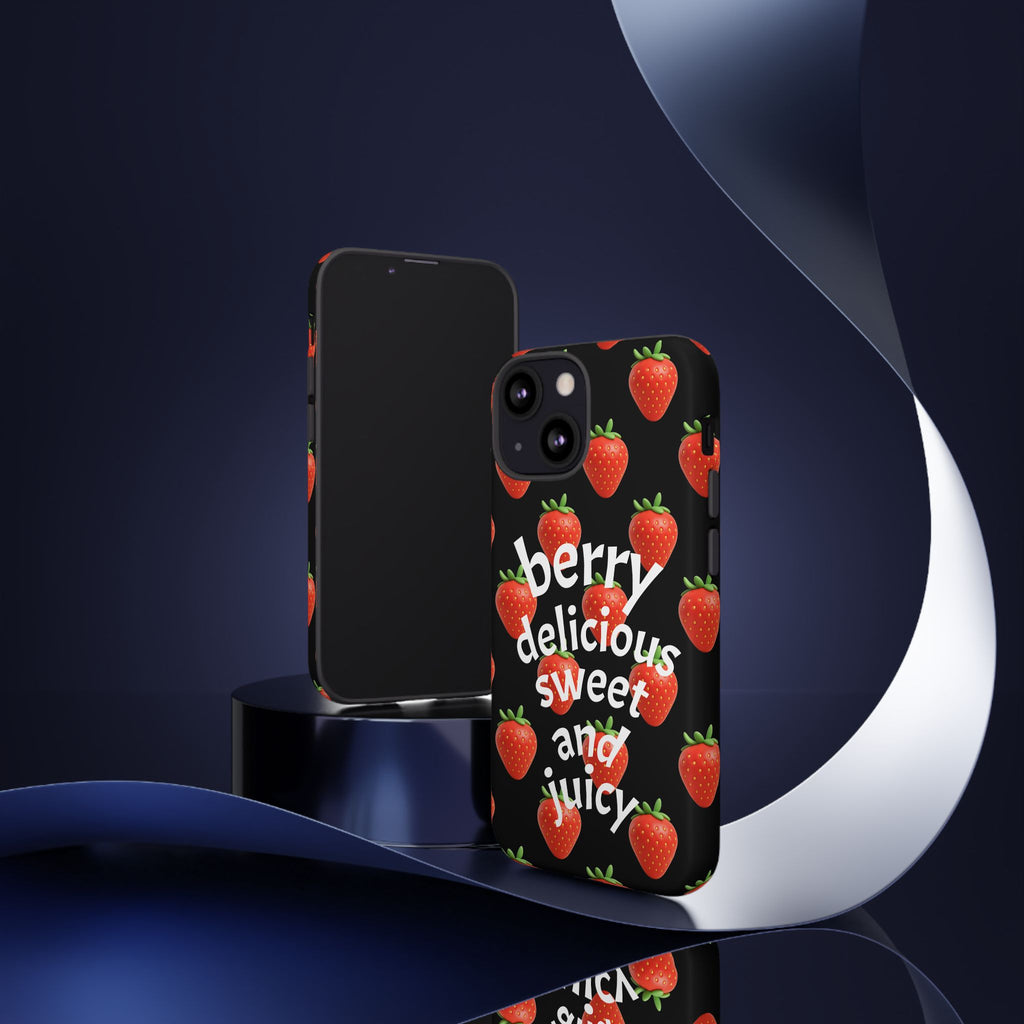 Strawberry 'Berry Delicious' Phone Case