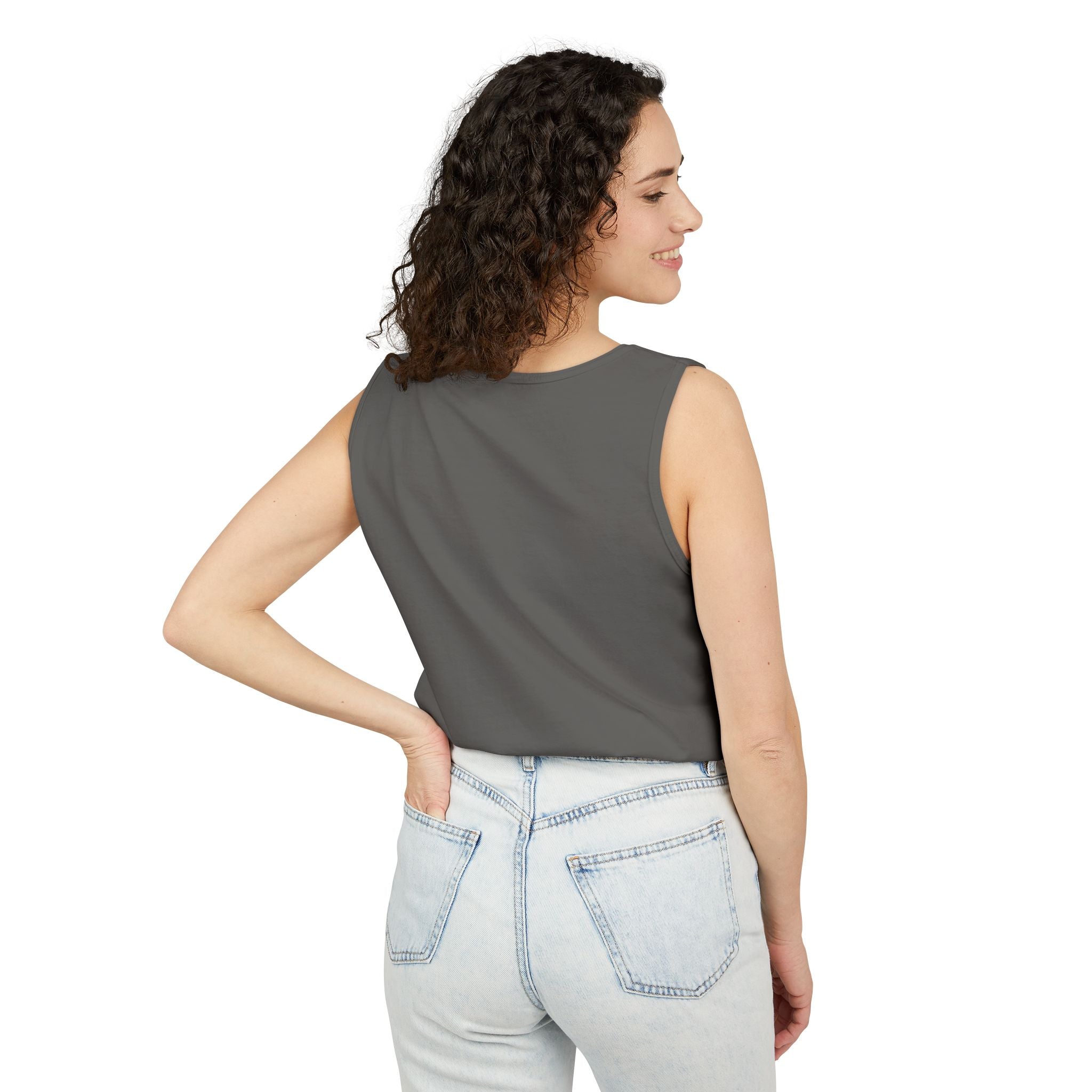 Berry Good Tank Top — Garment-Dyed Casual Summer Tee