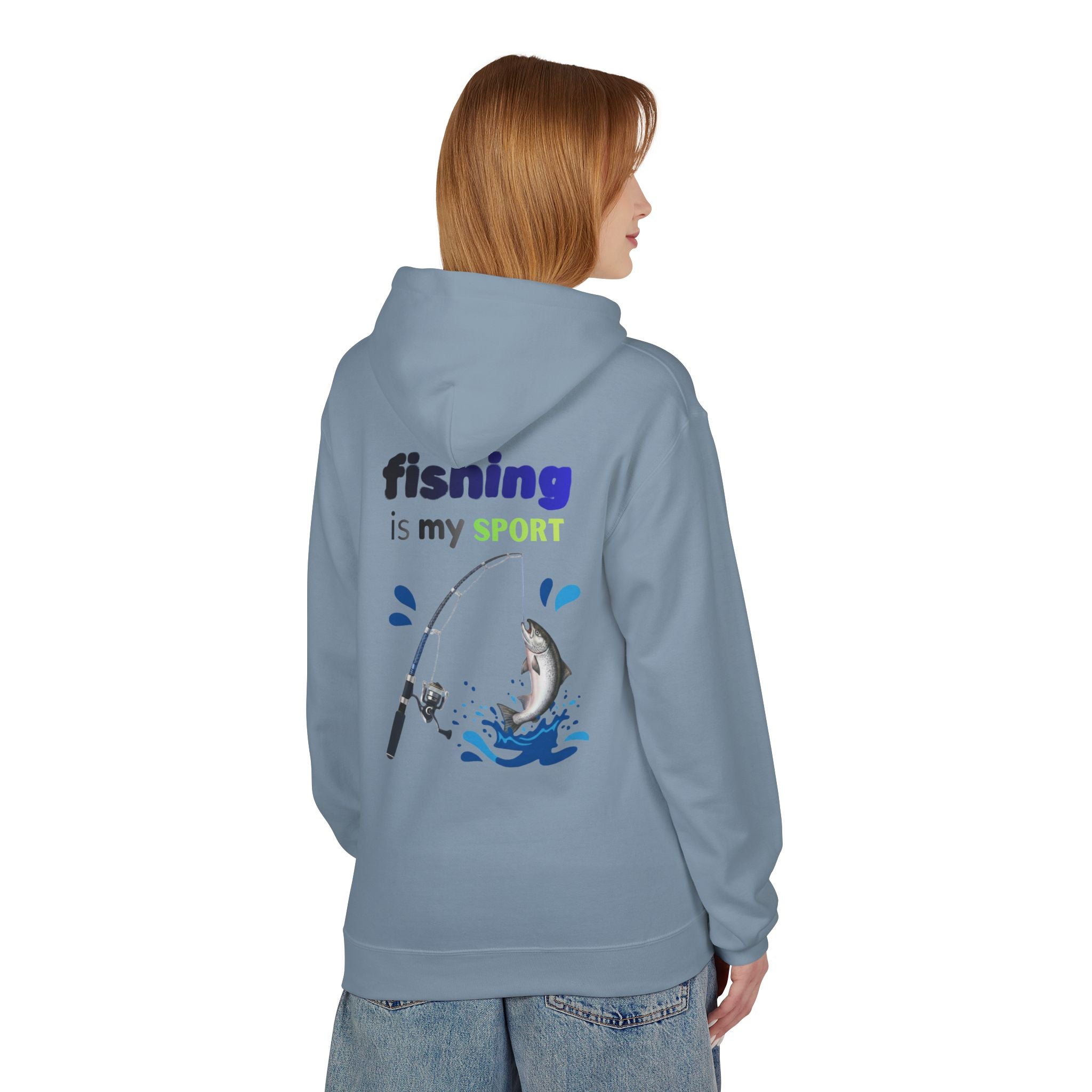Fishing Is My Sport Hoodie — Fishing Enthusiast Midweight Fleece