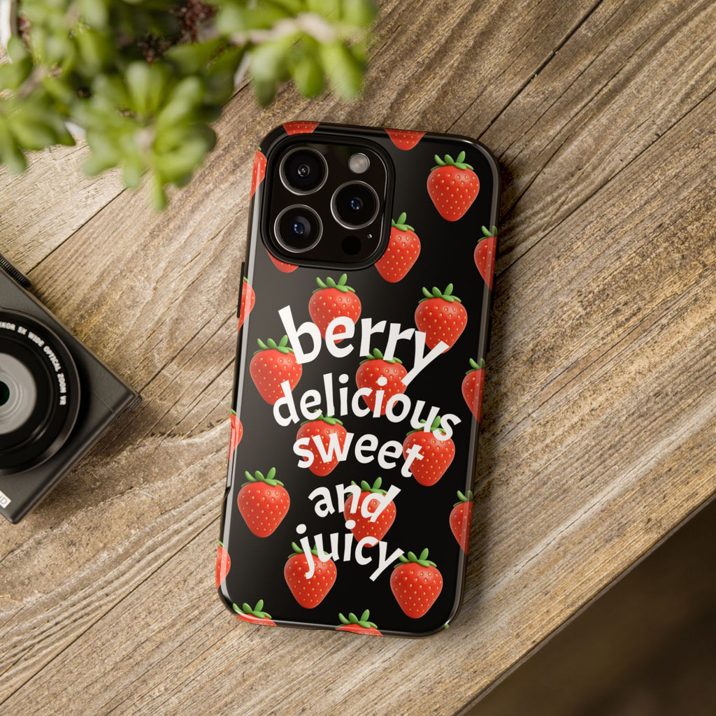 Strawberry 'Berry Delicious' Phone Case
