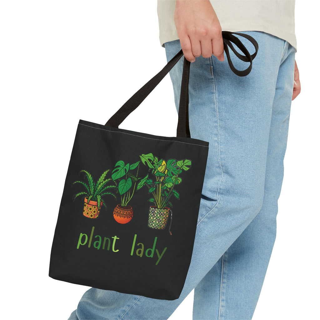 Plant Lady Tote Bag — Botanical Shopper Tote for Plant Lovers