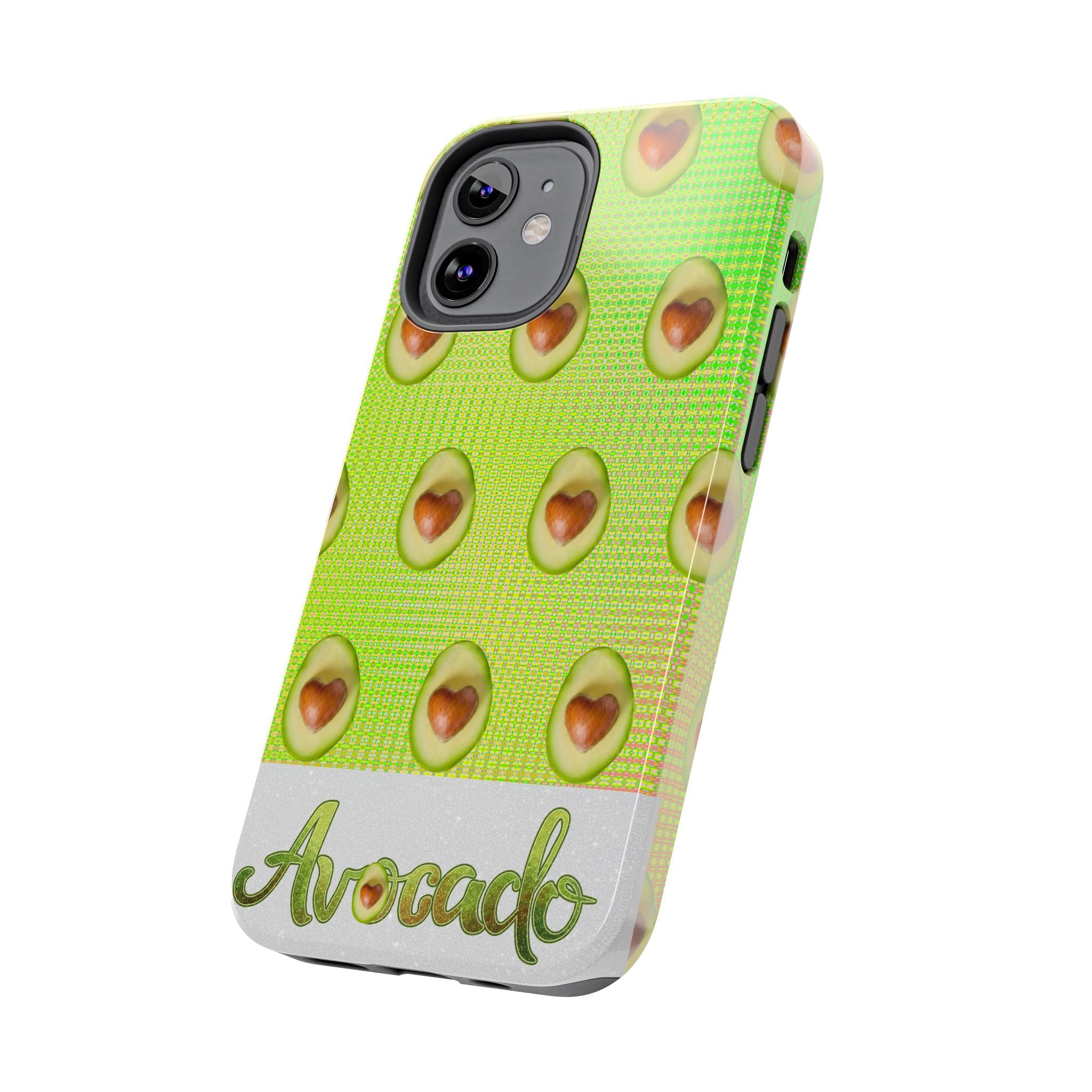 Advocado Phone Case — Durable Tough Phone Case with Playful Avocado Design