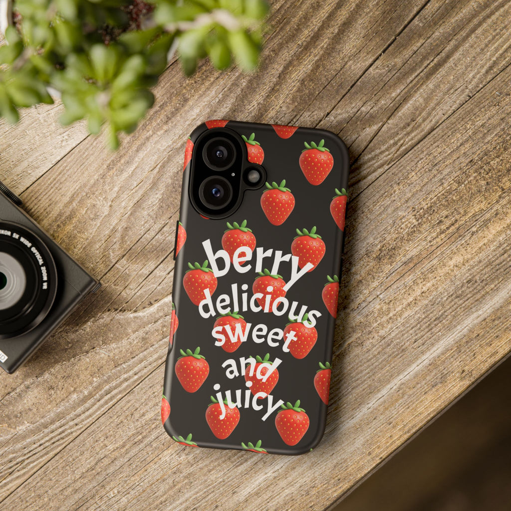 Strawberry 'Berry Delicious' Phone Case