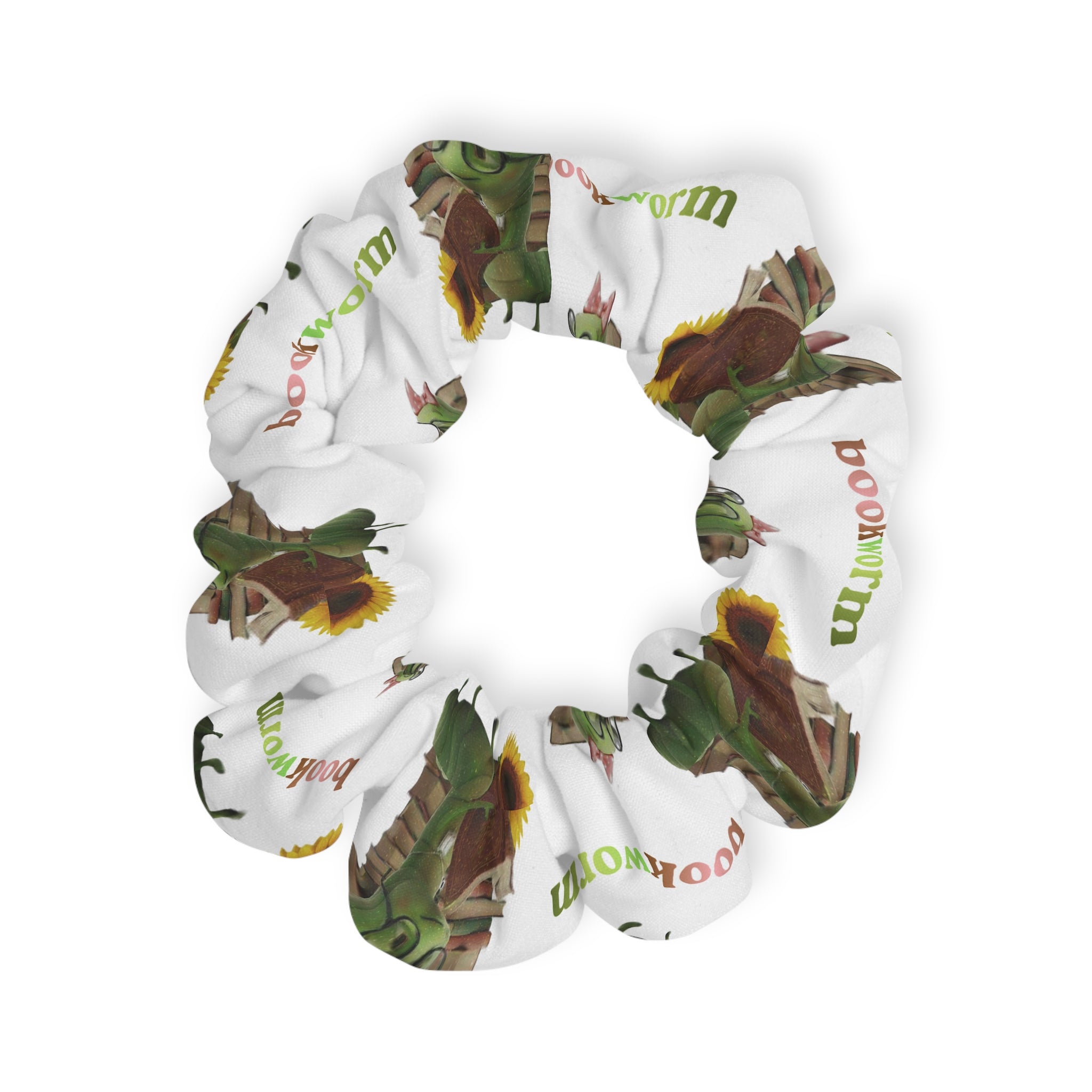 Bookworm Scrunchie — Cute Literary Hair Accessory for Readers