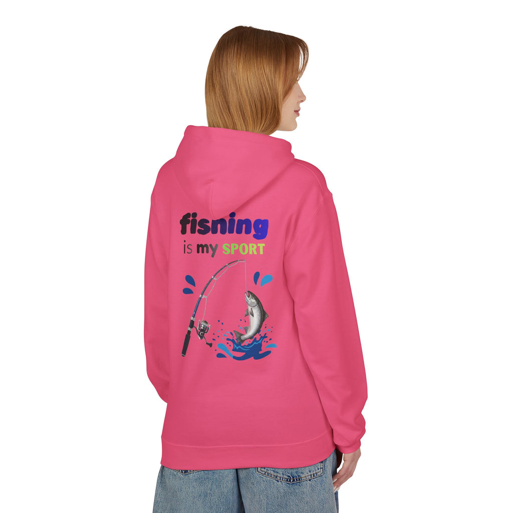 Fishing Is My Sport Hoodie — Fishing Enthusiast Midweight Fleece