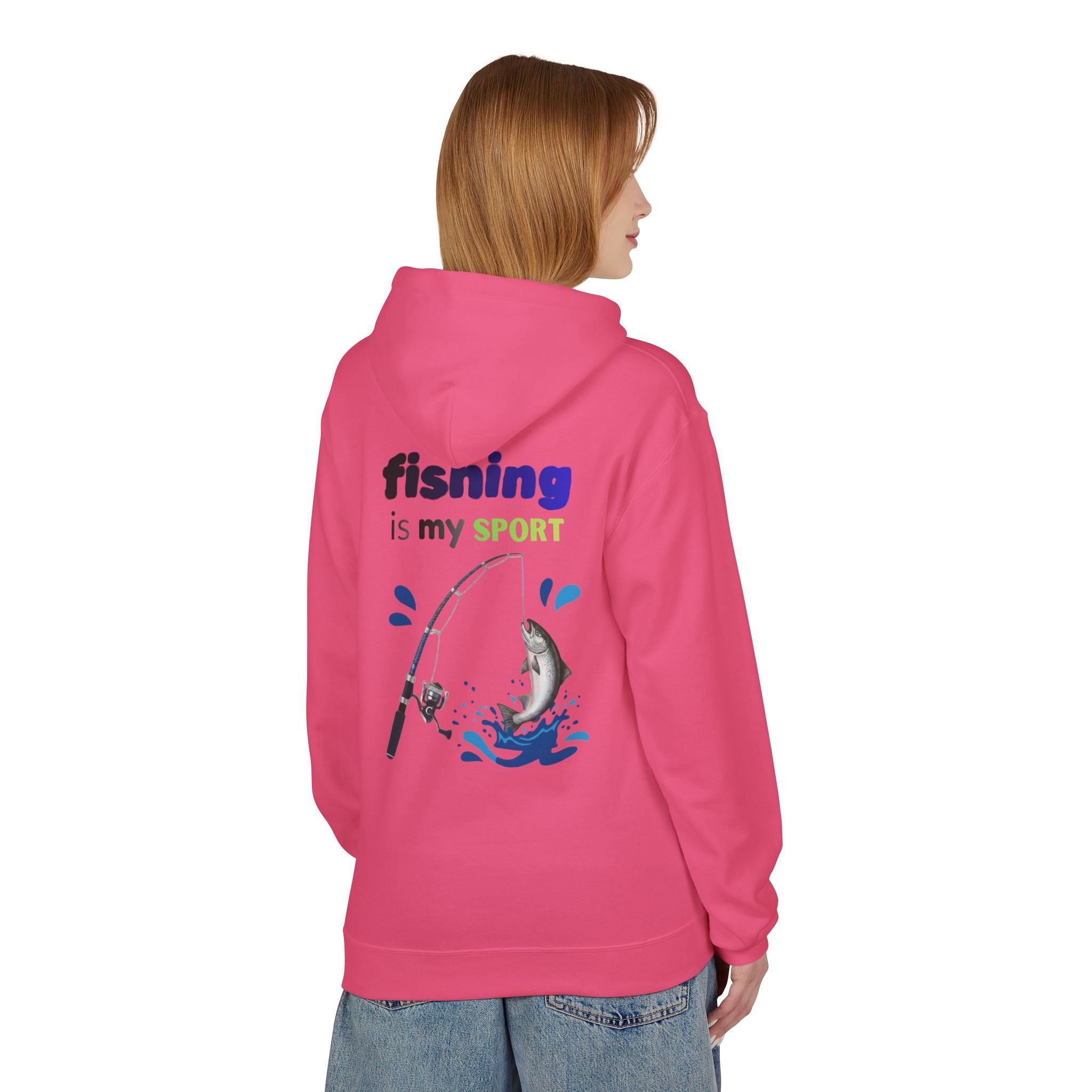Fishing Is My Sport Hoodie — Fishing Enthusiast Midweight Fleece