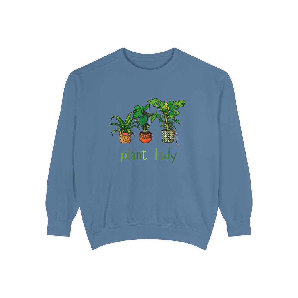 Plant Lady Sweatshirt — Cozy Botanical Crewneck for Plant Lovers