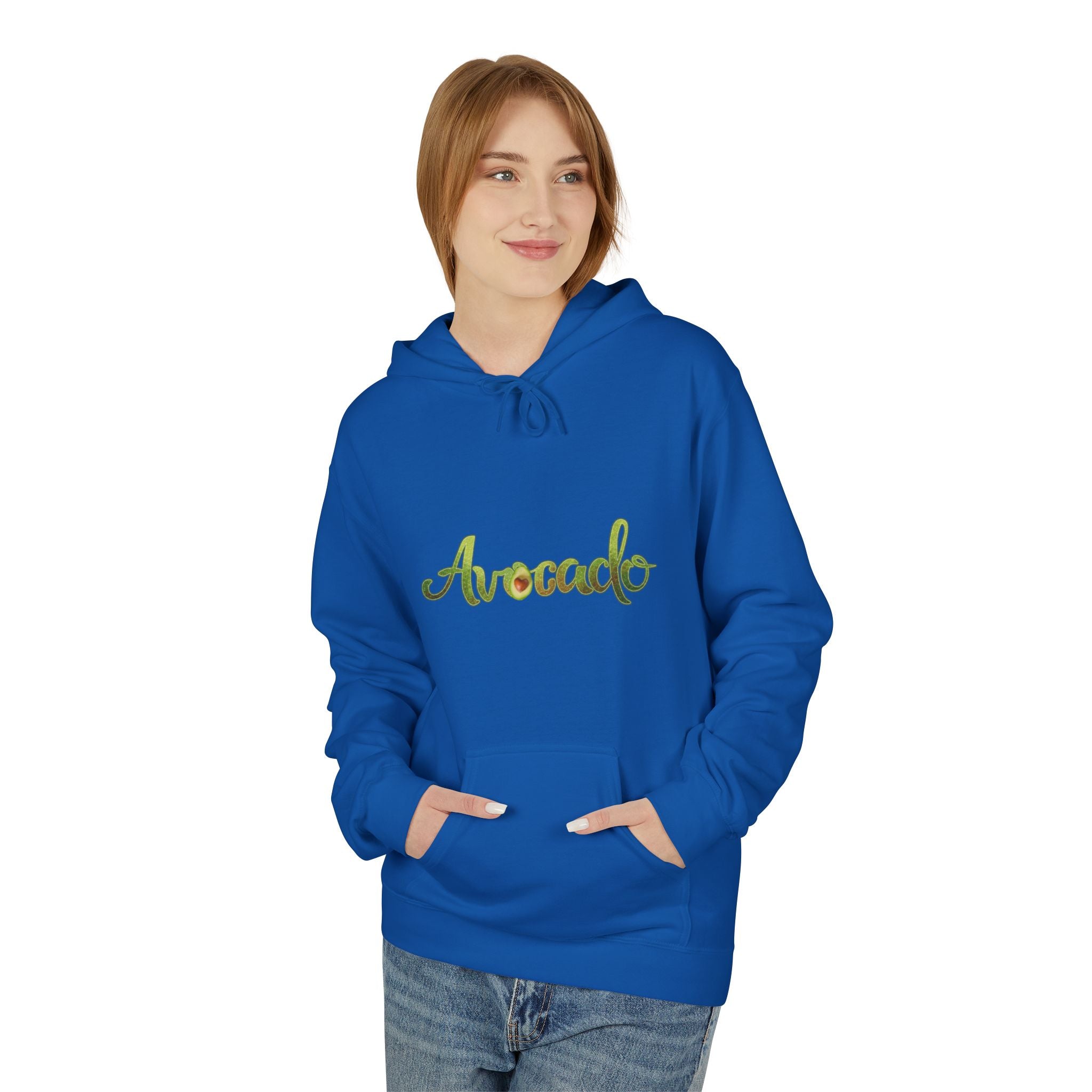 Avocado Graphic Hoodie — 'advocado' Playful Avocado Design