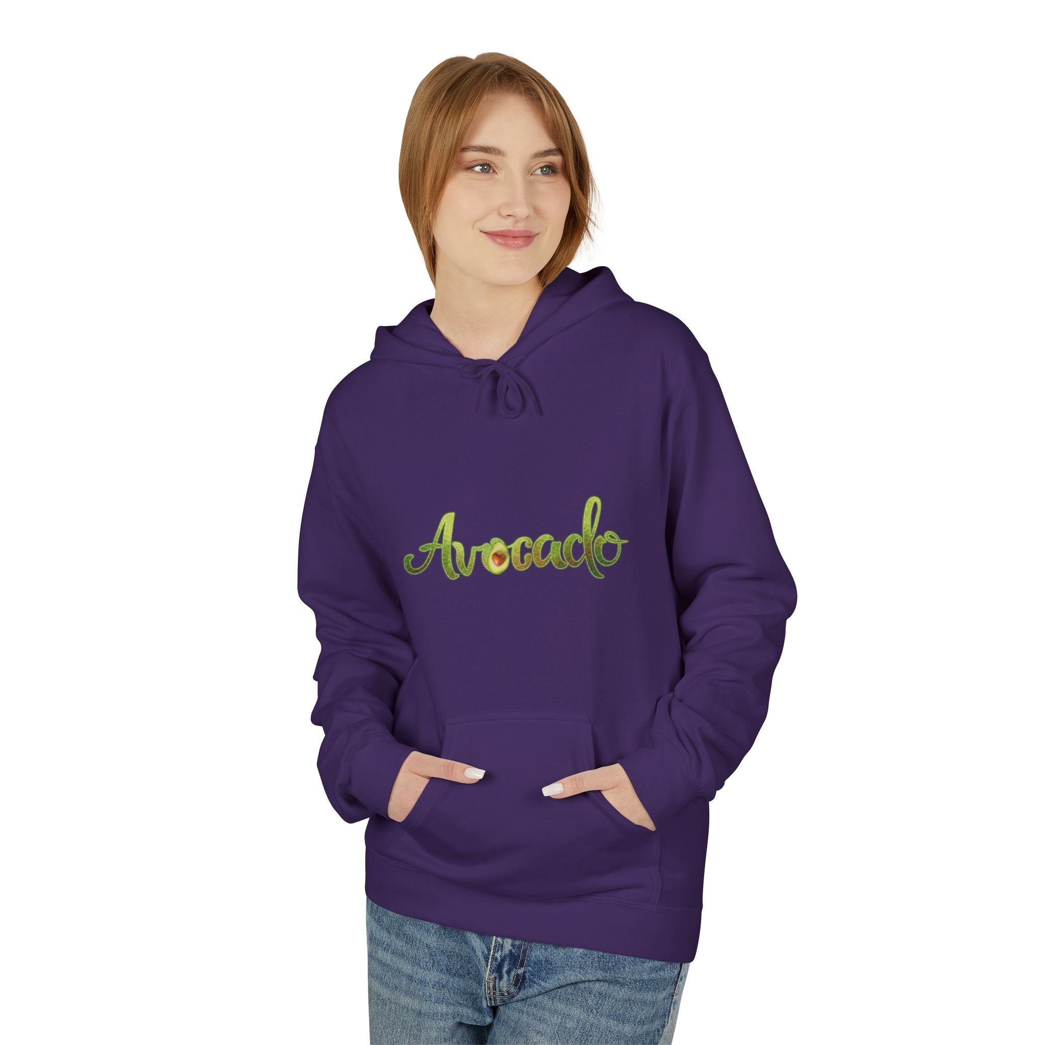 Avocado Graphic Hoodie — 'advocado' Playful Avocado Design