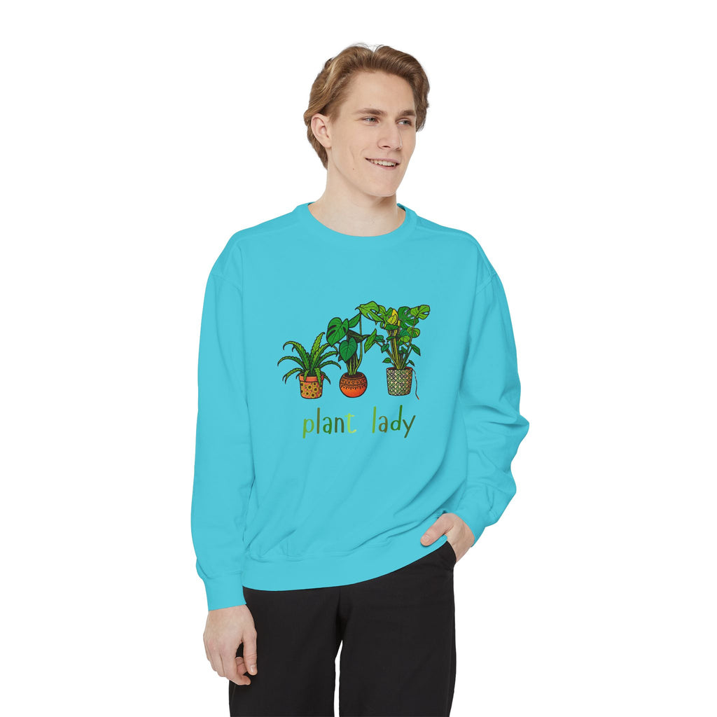 Plant Lady Sweatshirt — Cozy Botanical Crewneck for Plant Lovers