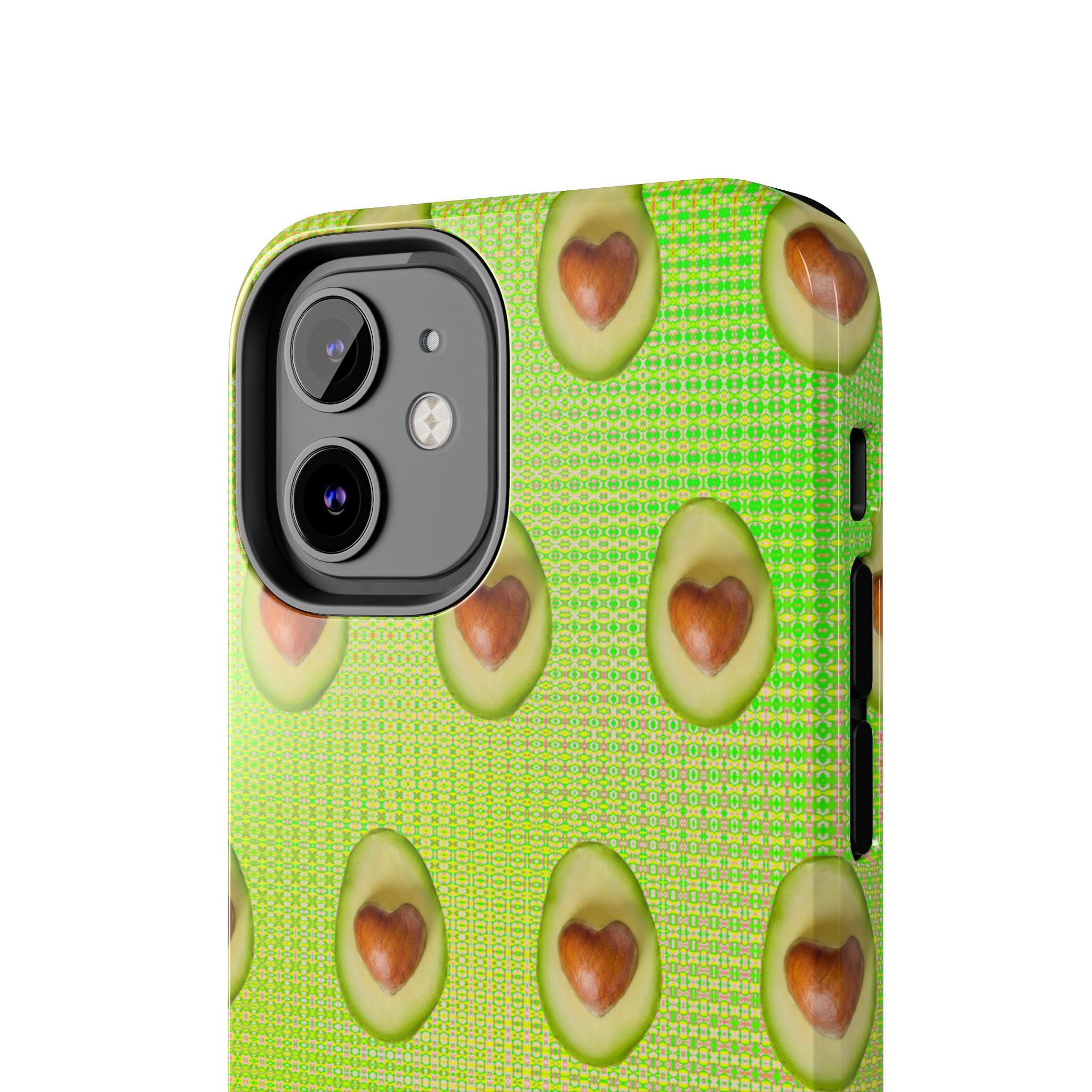Advocado Phone Case — Durable Tough Phone Case with Playful Avocado Design