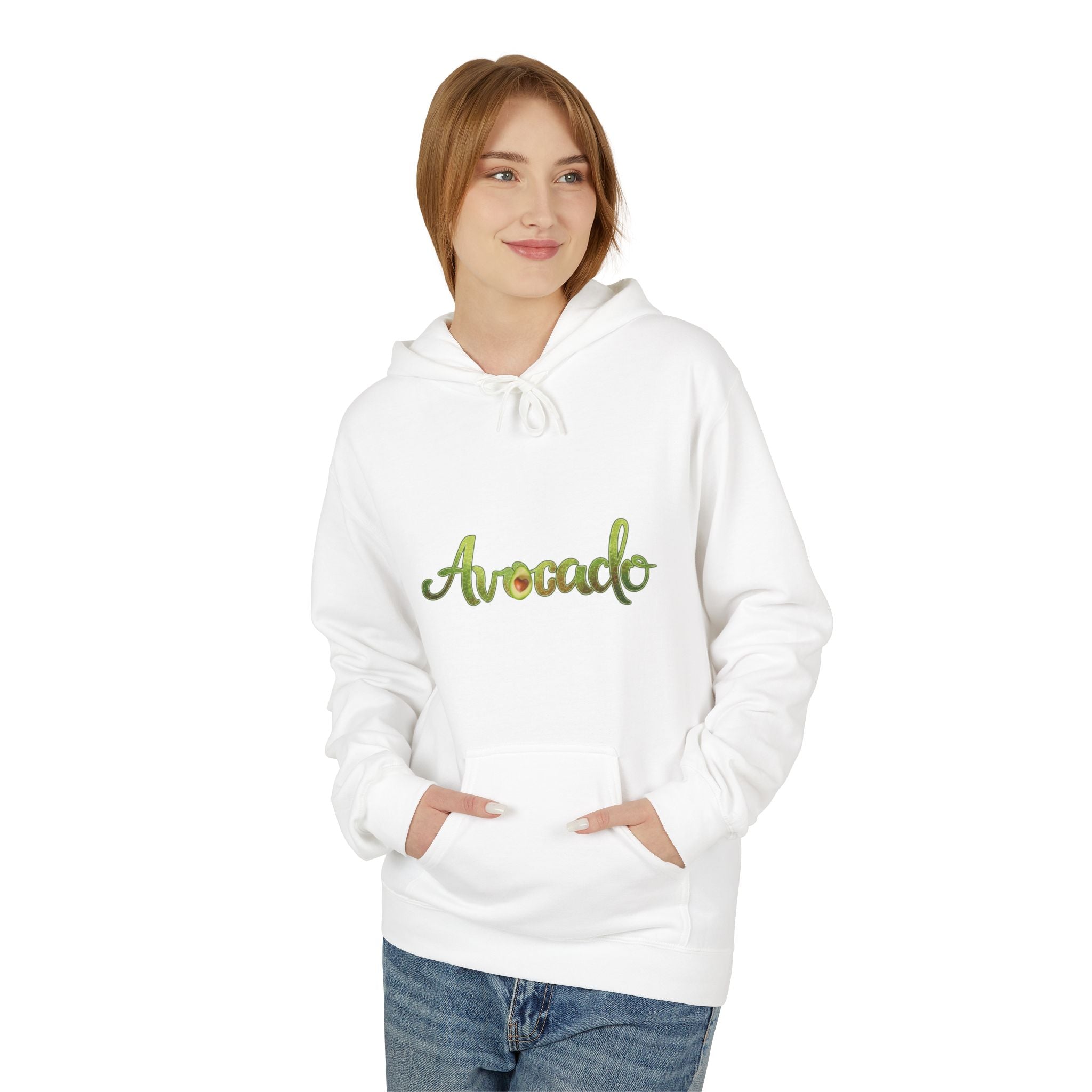 Avocado Graphic Hoodie — 'advocado' Playful Avocado Design