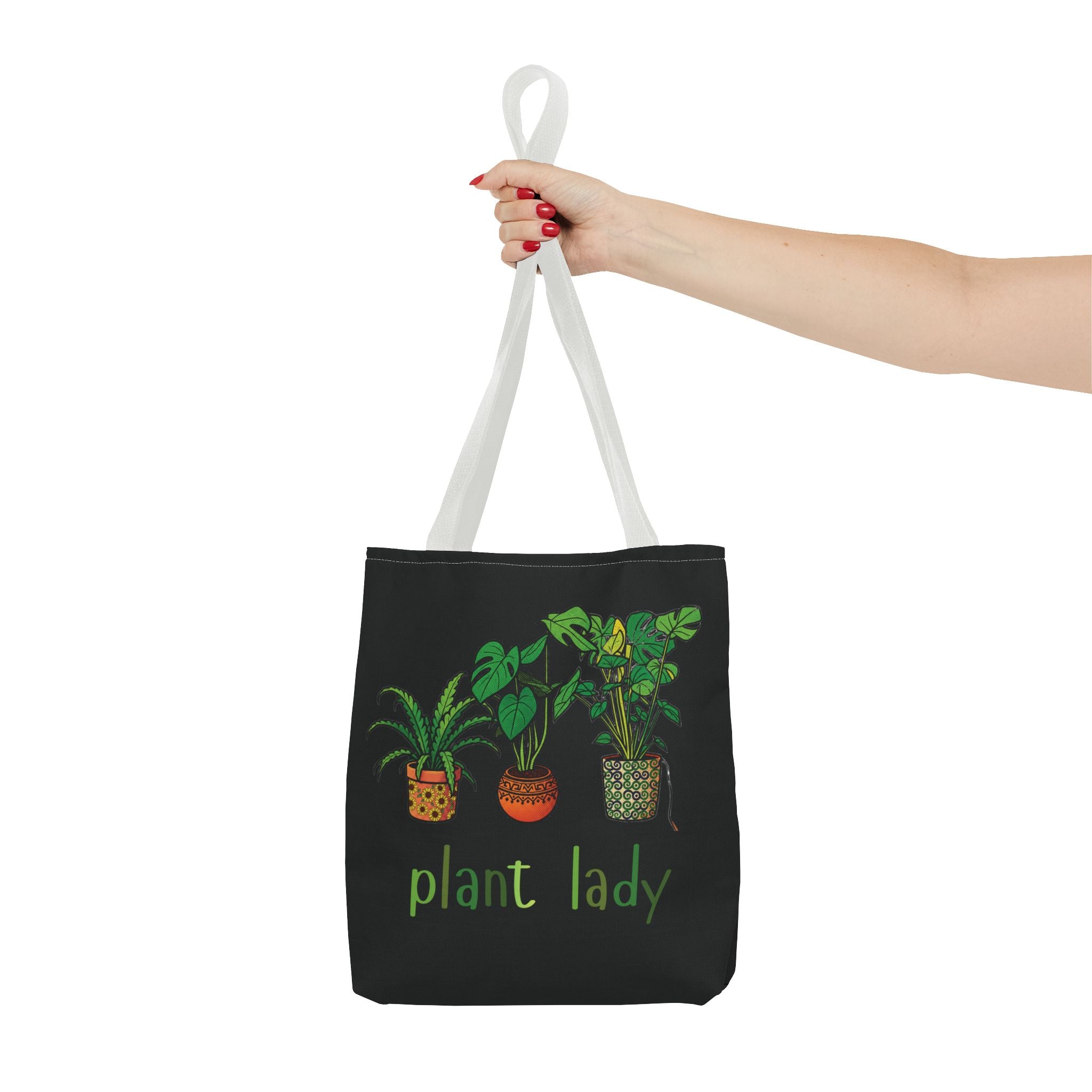 Plant Lady Tote Bag — Botanical Shopper Tote for Plant Lovers