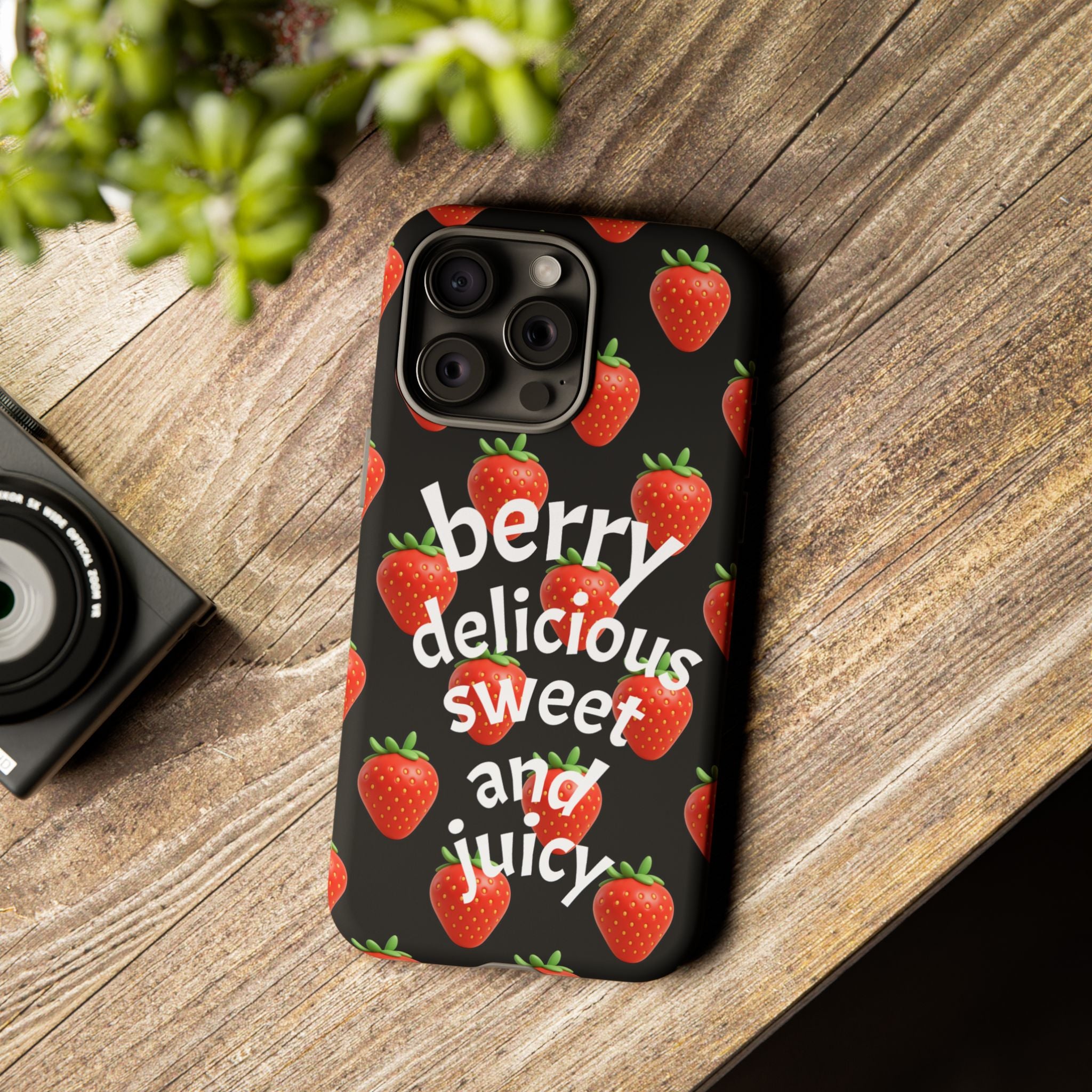 Strawberry 'Berry Delicious' Phone Case