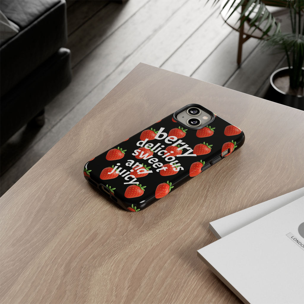 Strawberry 'Berry Delicious' Phone Case