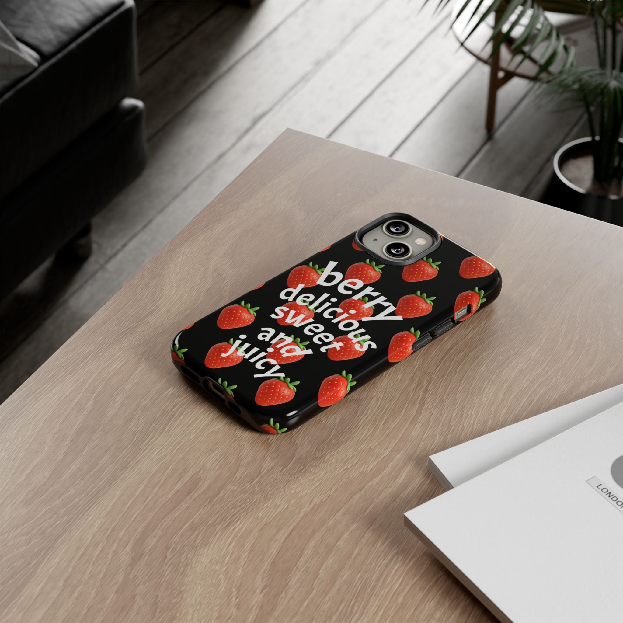 Strawberry 'Berry Delicious' Phone Case