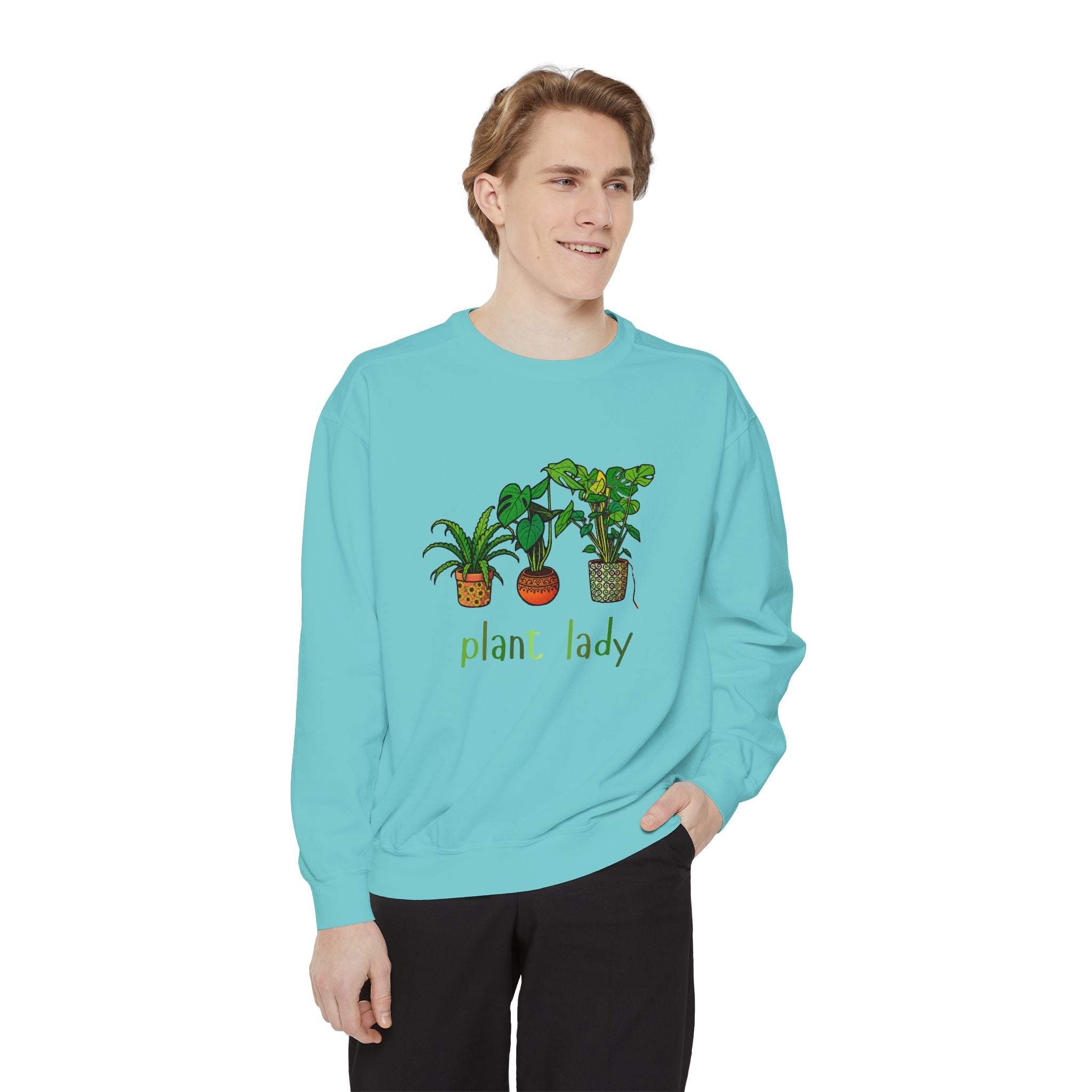 Plant Lady Sweatshirt — Cozy Botanical Crewneck for Plant Lovers