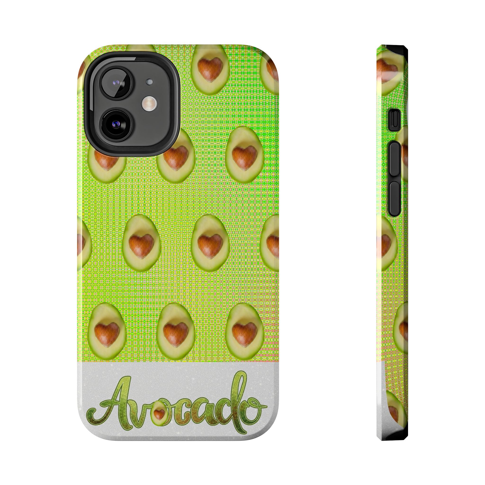 Advocado Phone Case — Durable Tough Phone Case with Playful Avocado Design