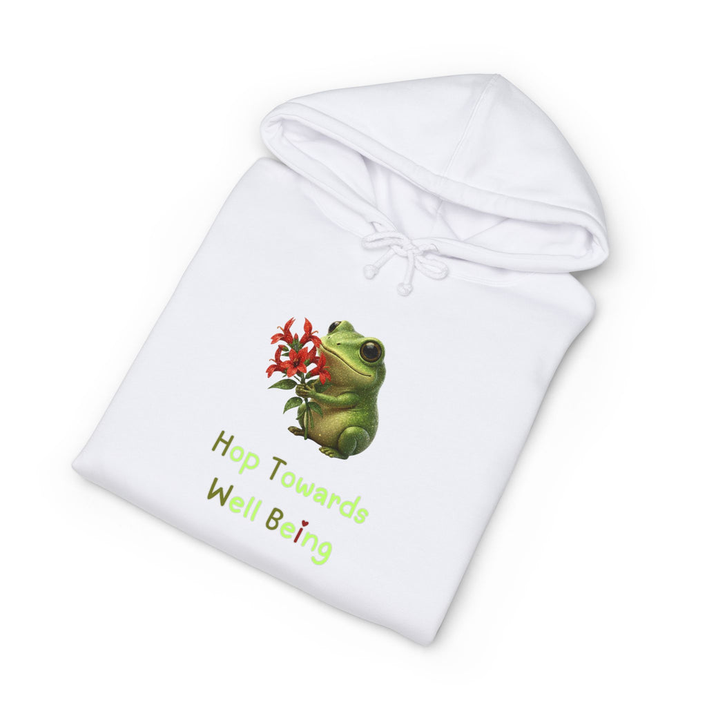 Hop Towards Well Being Hoodie — Positive Wellness Sweatshirt
