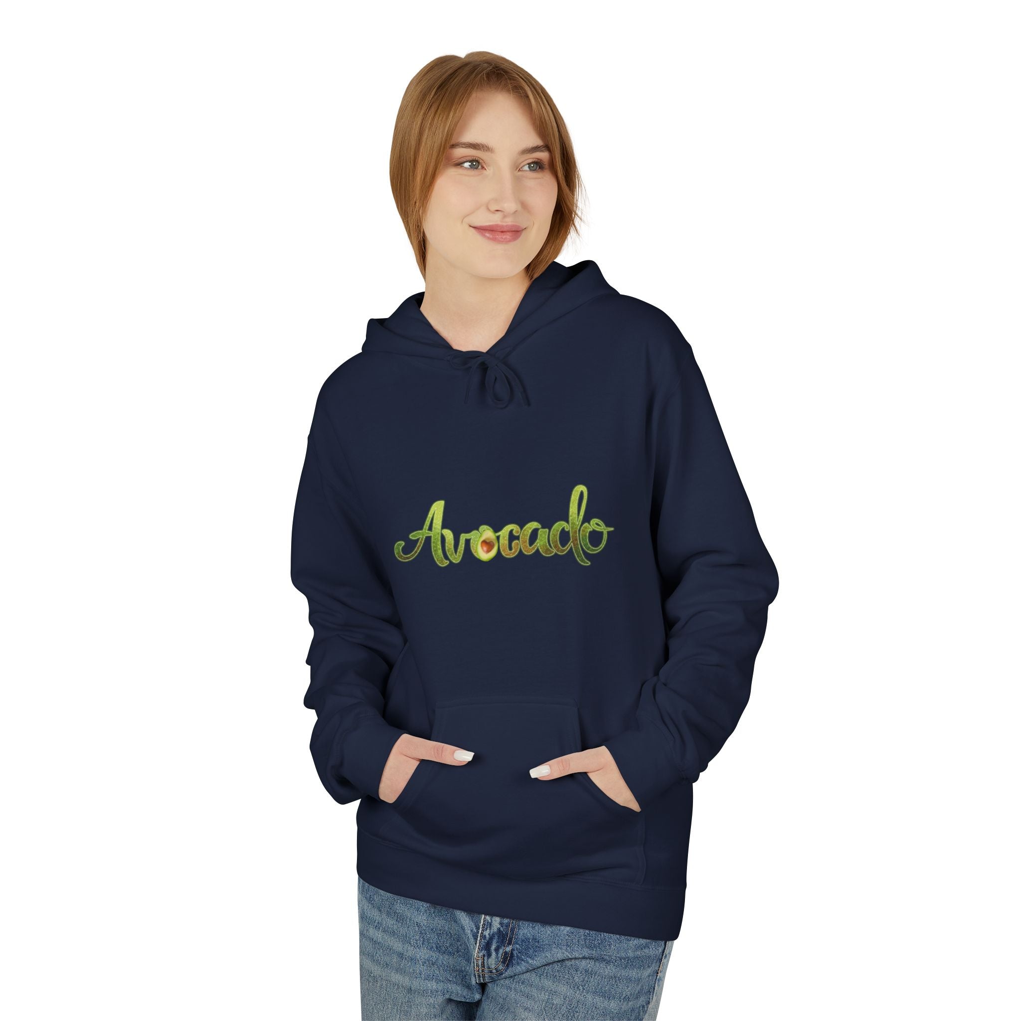 Avocado Graphic Hoodie — 'advocado' Playful Avocado Design