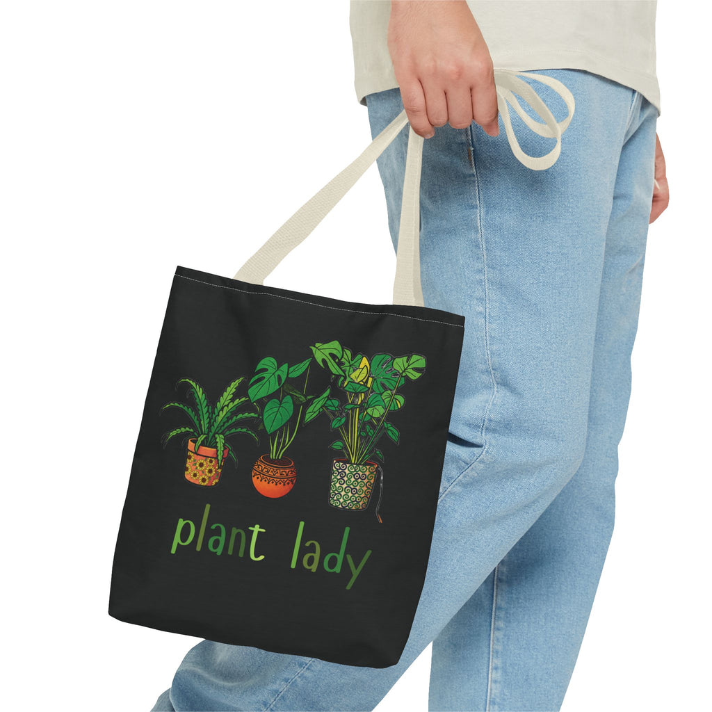 Plant Lady Tote Bag — Botanical Shopper Tote for Plant Lovers