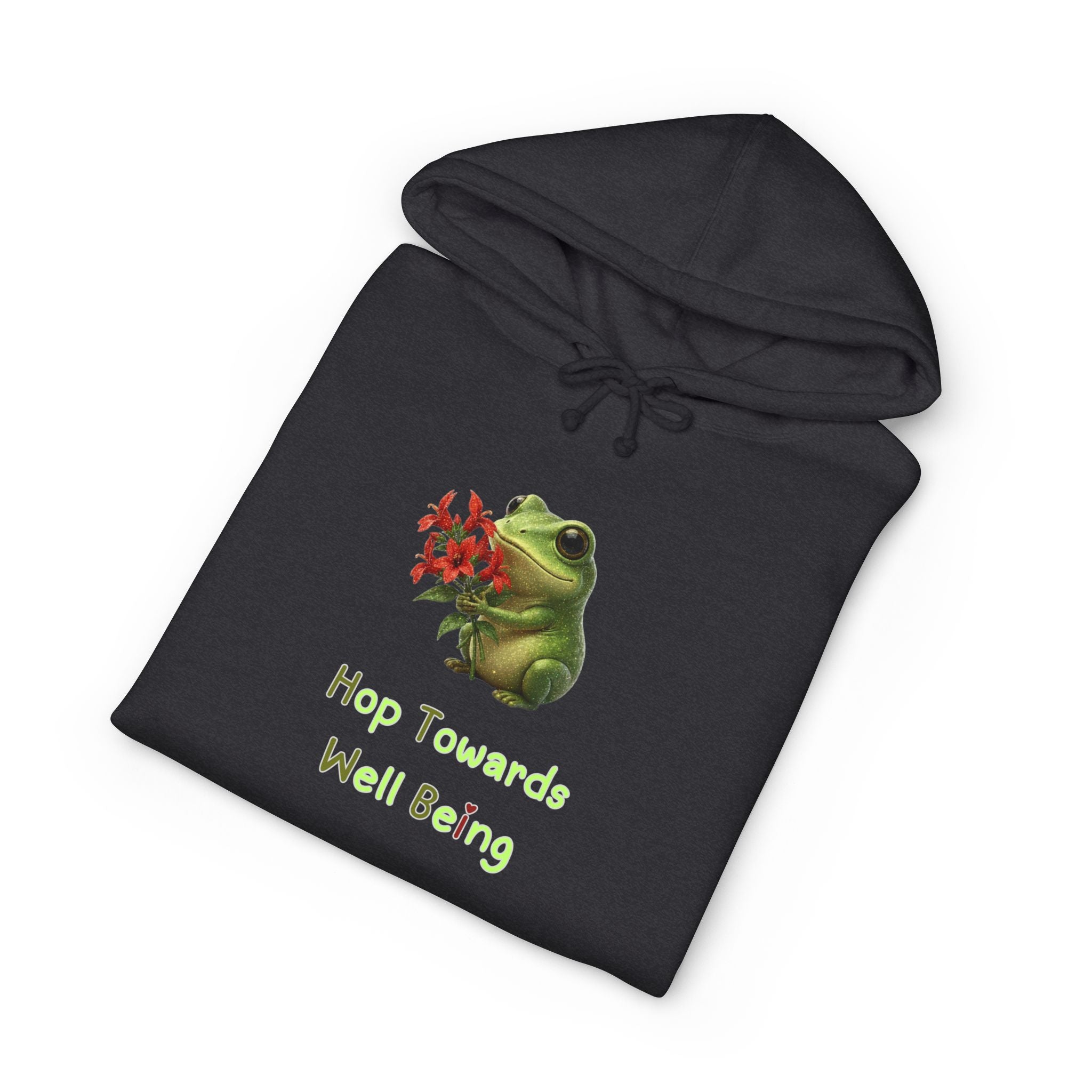 Hop Towards Well Being Hoodie — Positive Wellness Sweatshirt