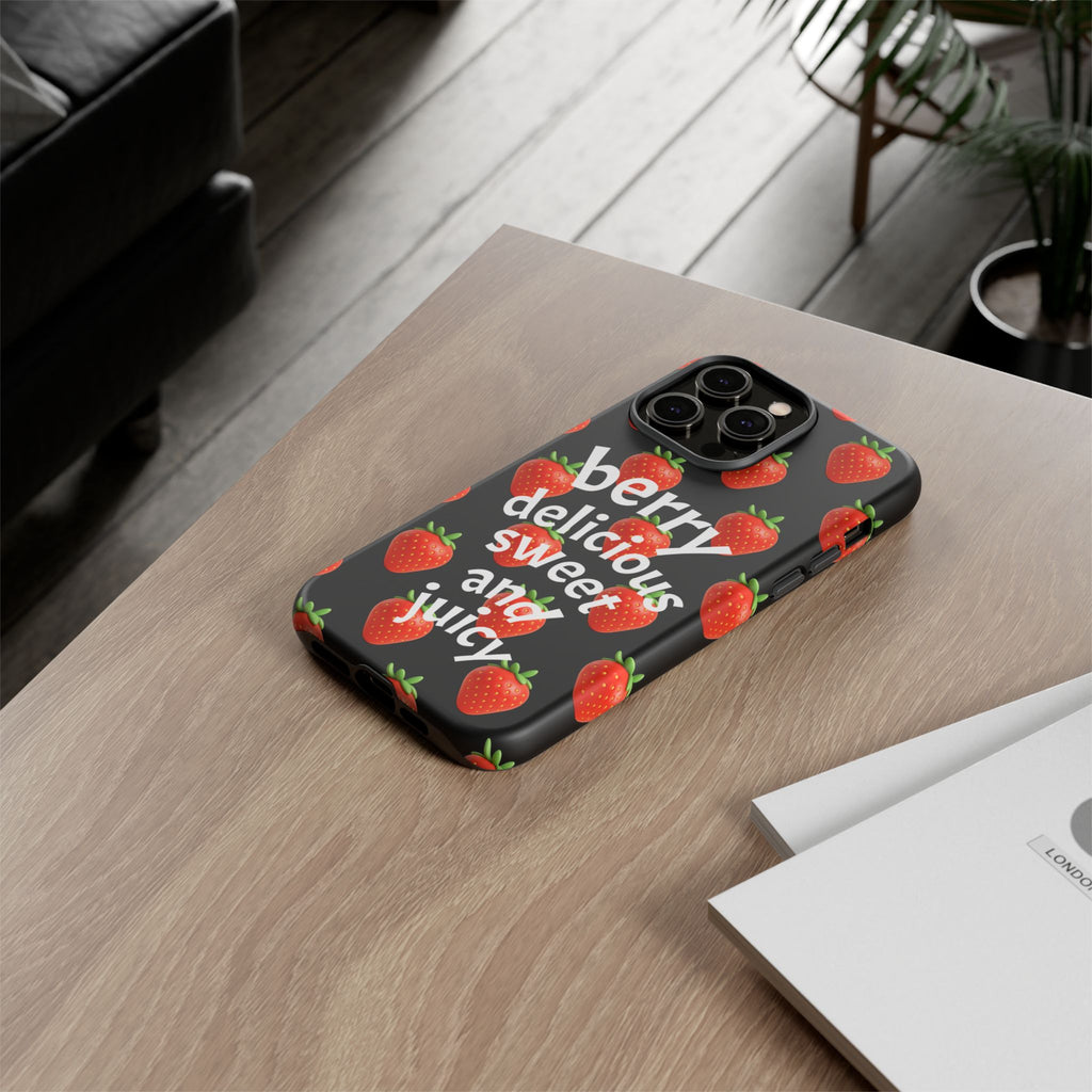 Strawberry 'Berry Delicious' Phone Case