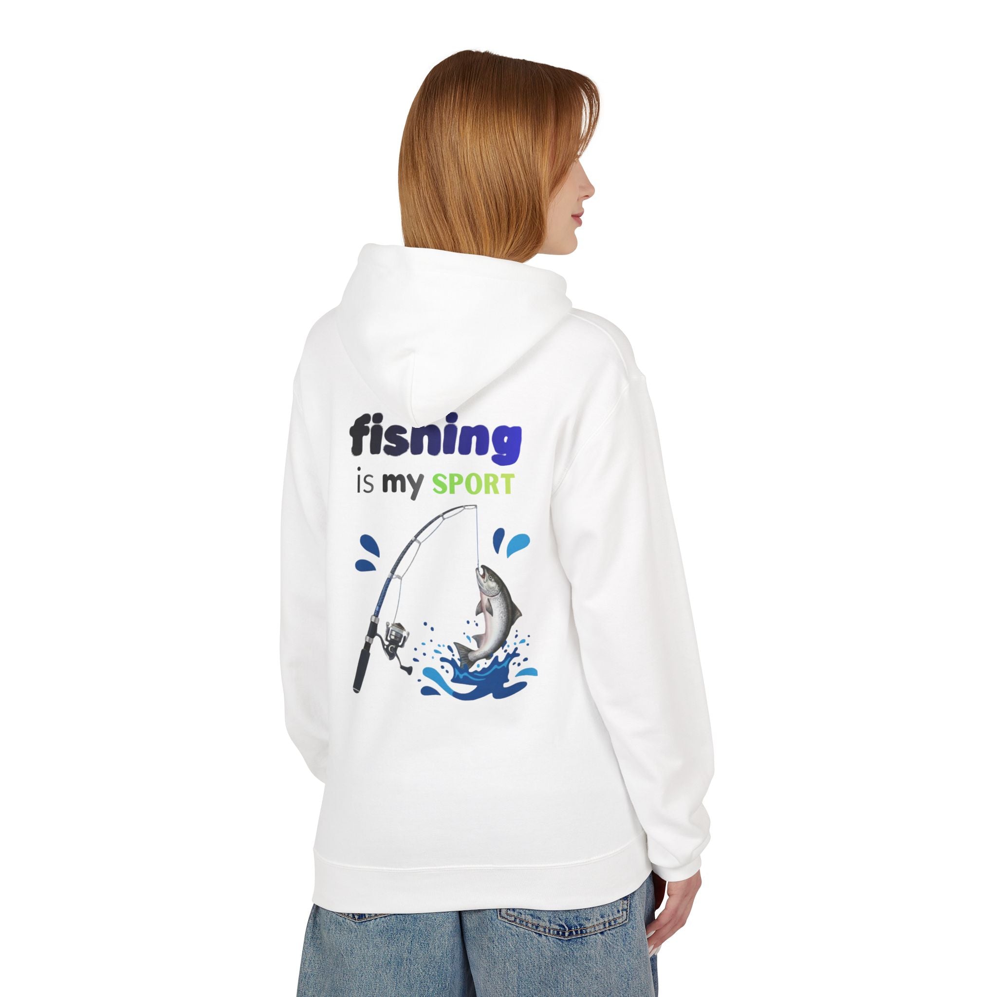 Fishing Is My Sport Hoodie — Fishing Enthusiast Midweight Fleece