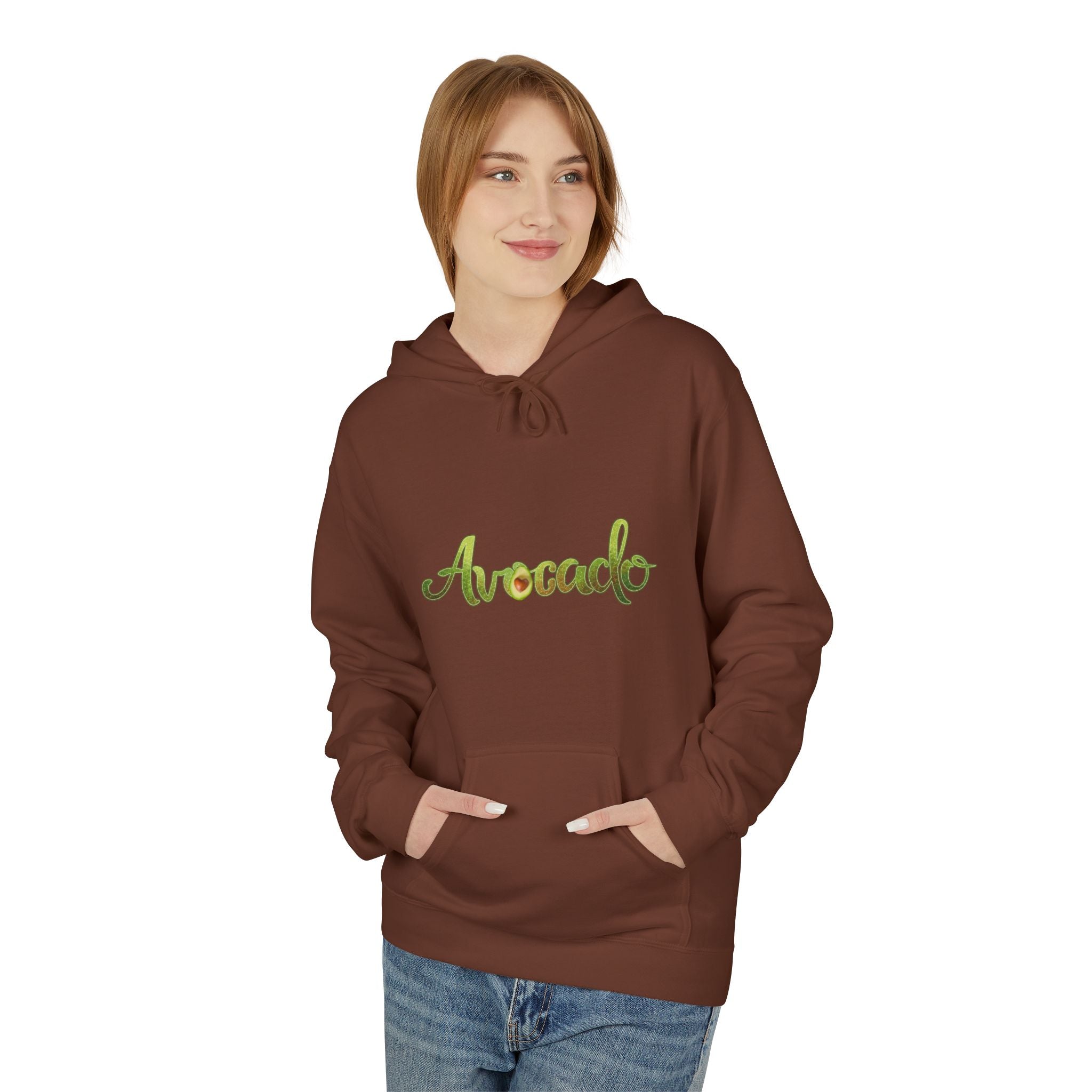 Avocado Graphic Hoodie — 'advocado' Playful Avocado Design