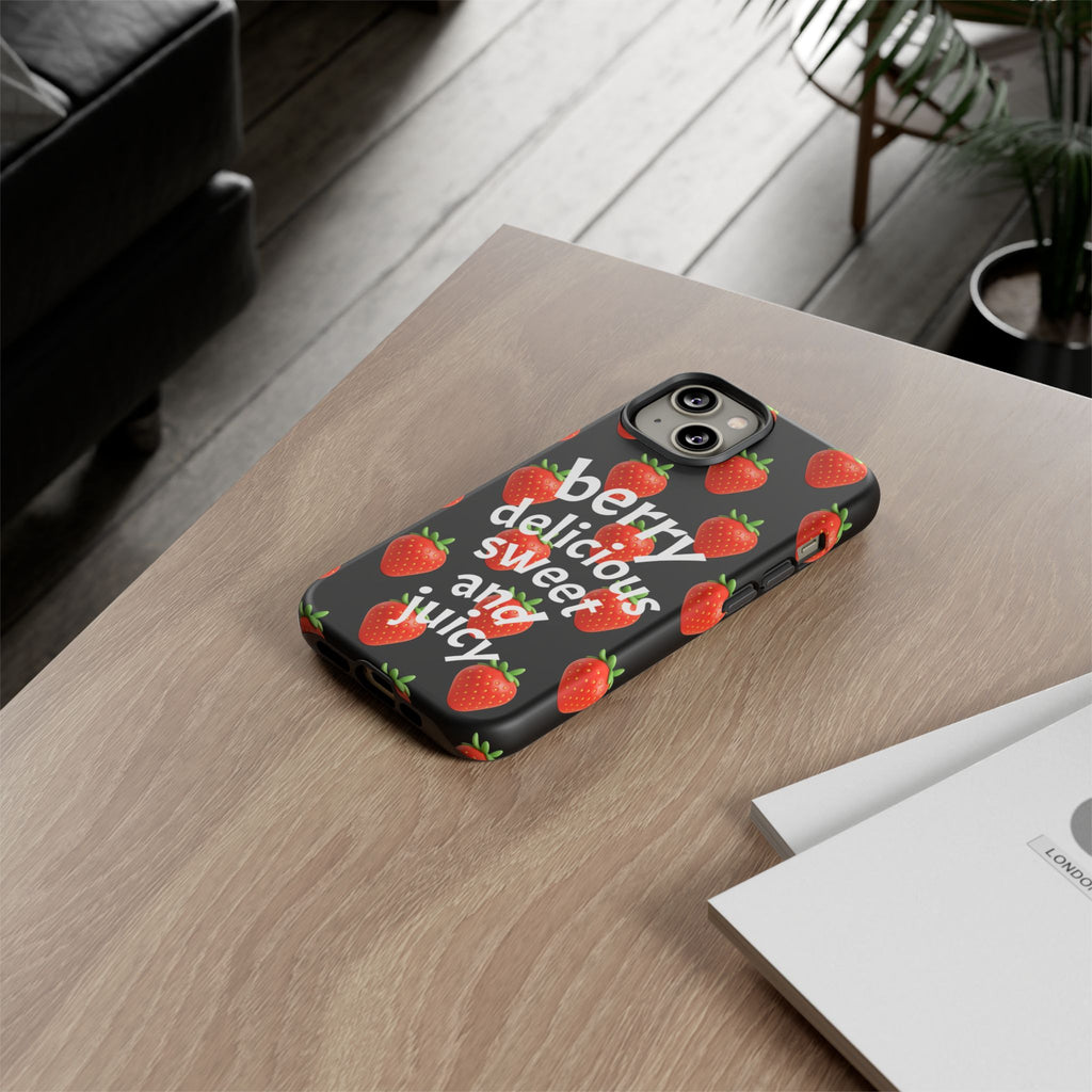 Strawberry 'Berry Delicious' Phone Case