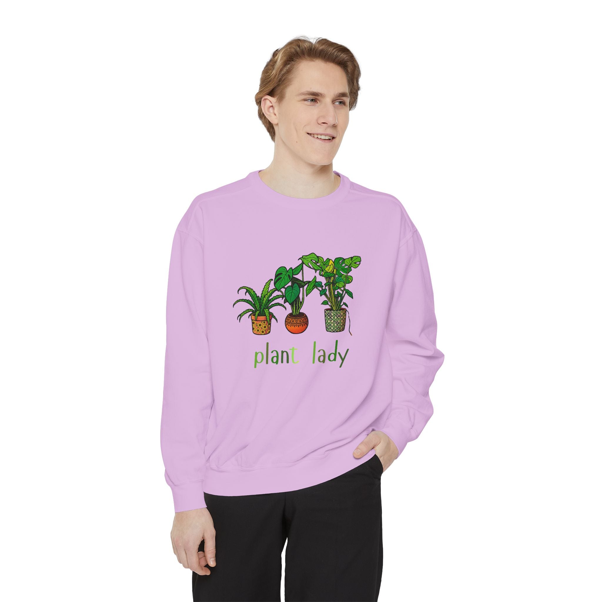Plant Lady Sweatshirt — Cozy Botanical Crewneck for Plant Lovers
