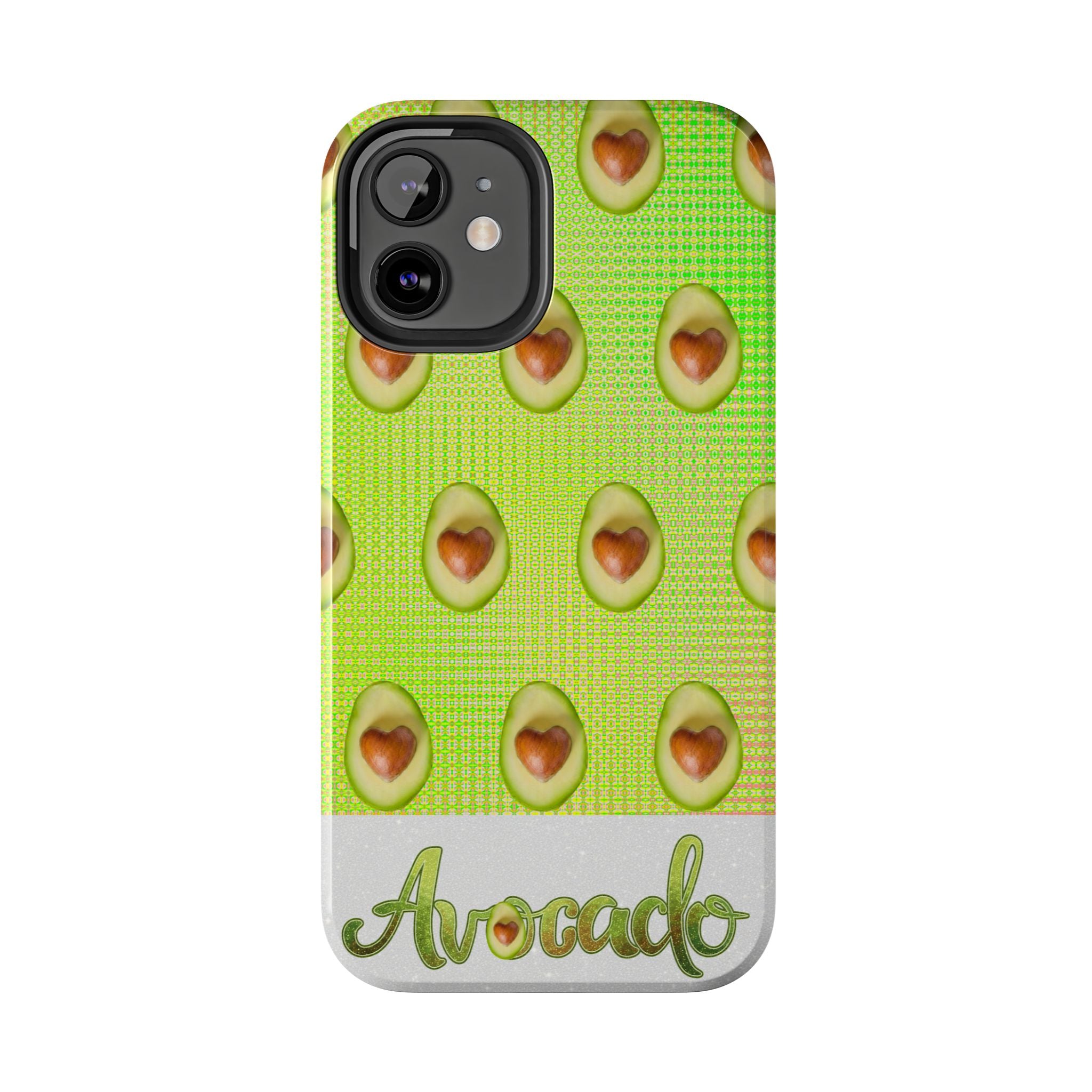 Advocado Phone Case — Durable Tough Phone Case with Playful Avocado Design
