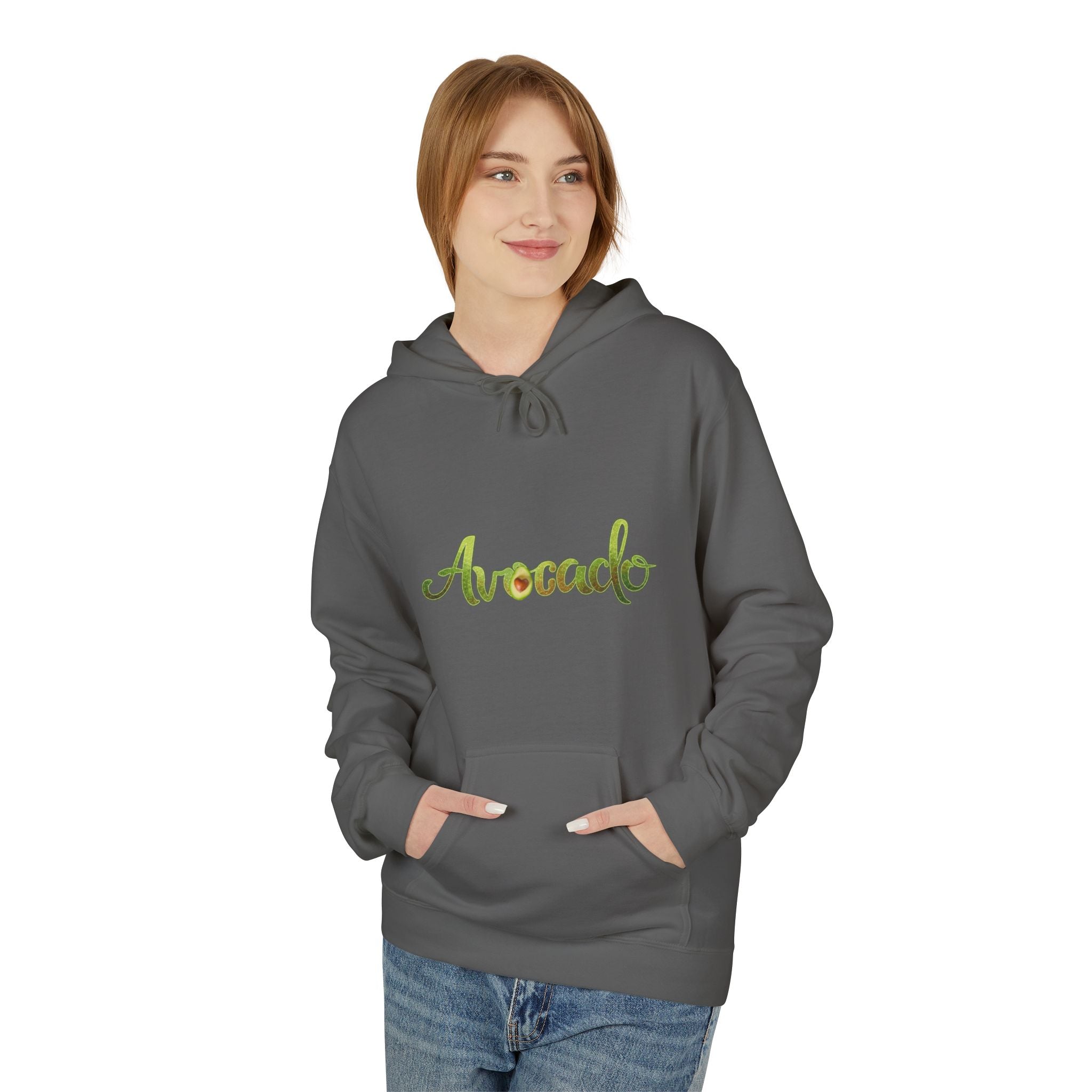Avocado Graphic Hoodie — 'advocado' Playful Avocado Design
