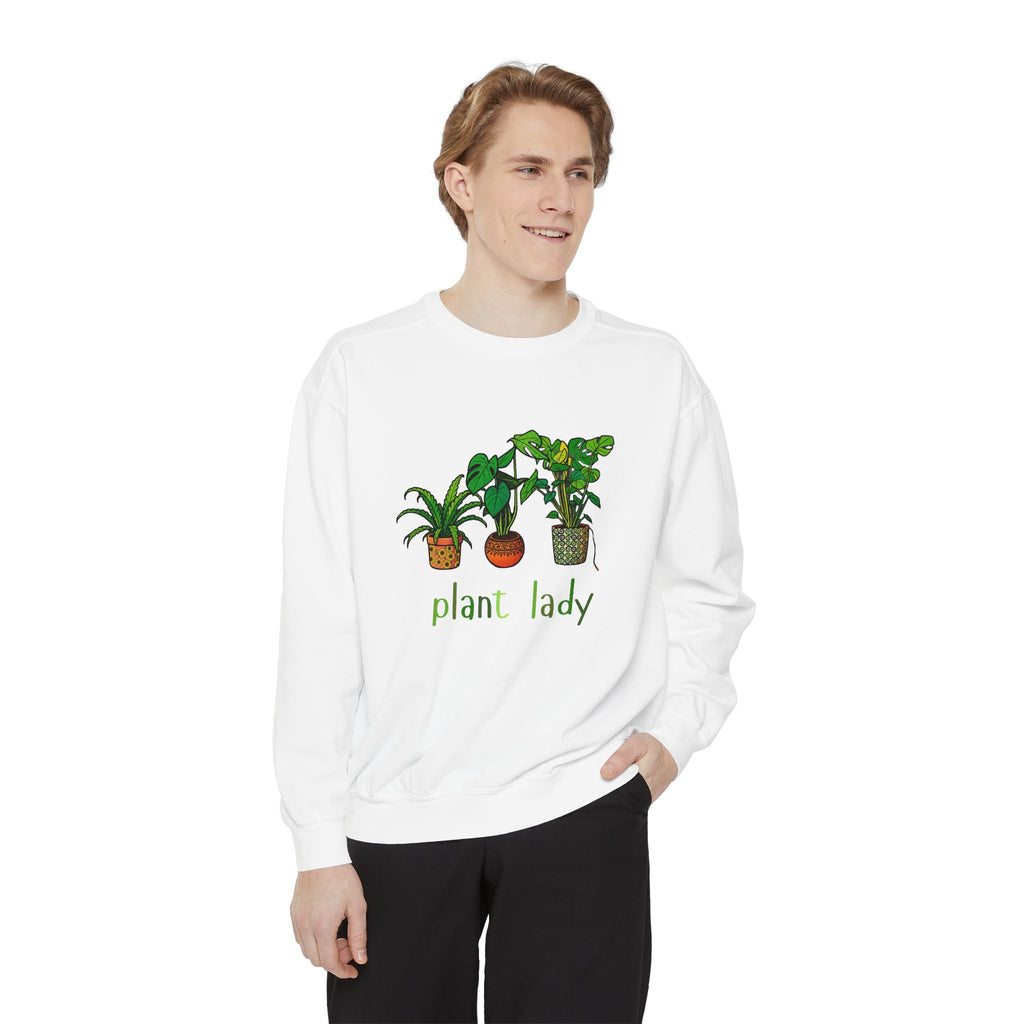 Plant Lady Sweatshirt — Cozy Botanical Crewneck for Plant Lovers