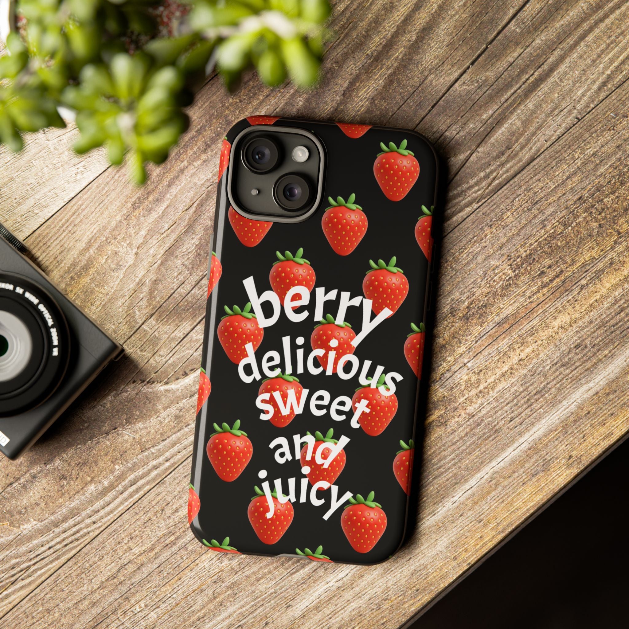 Strawberry 'Berry Delicious' Phone Case