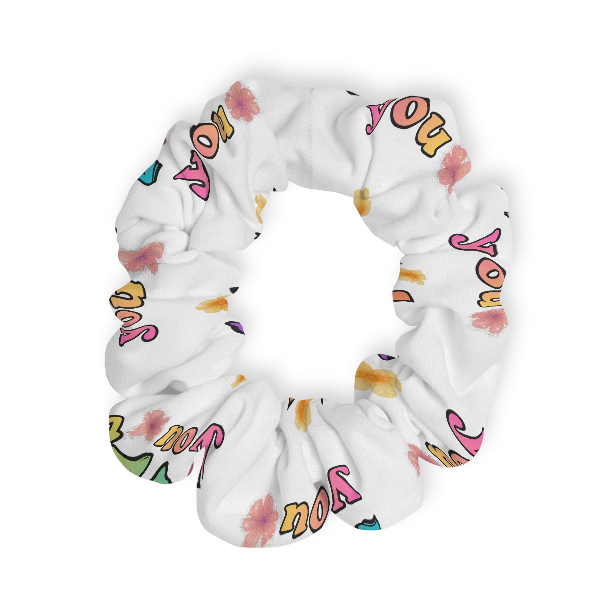 God Loves You Scrunchie — Faith-Based Hair Accessory