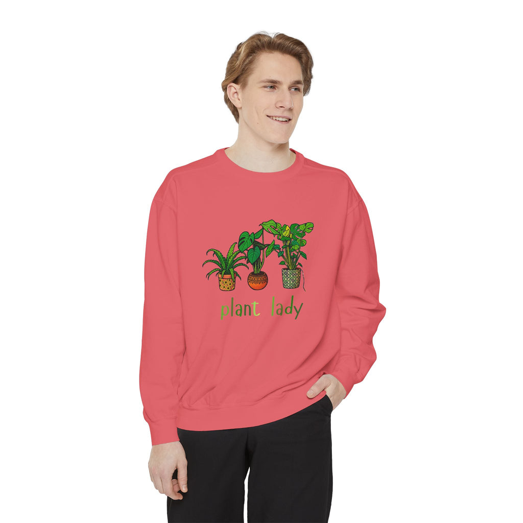 Plant Lady Sweatshirt — Cozy Botanical Crewneck for Plant Lovers