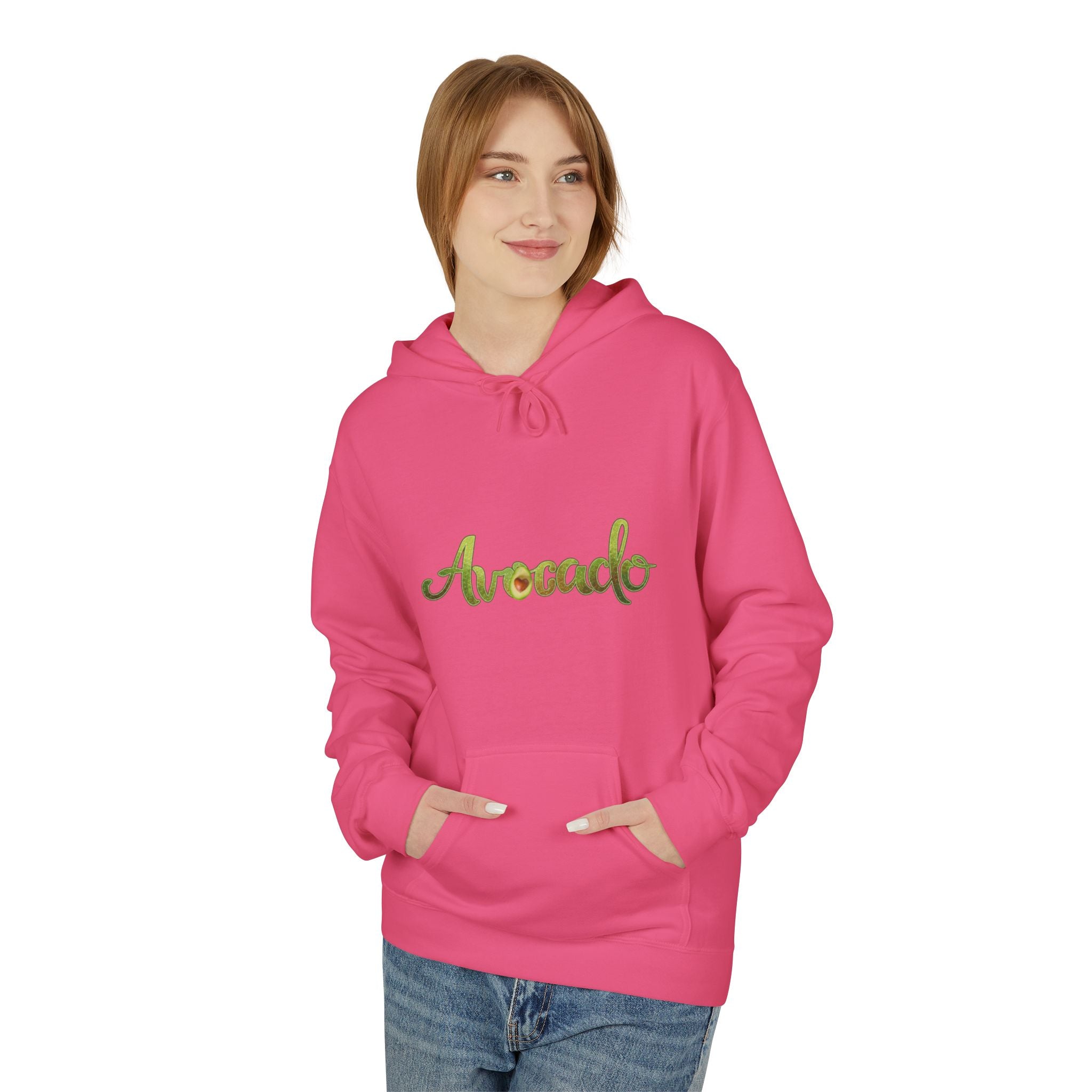 Avocado Graphic Hoodie — 'advocado' Playful Avocado Design
