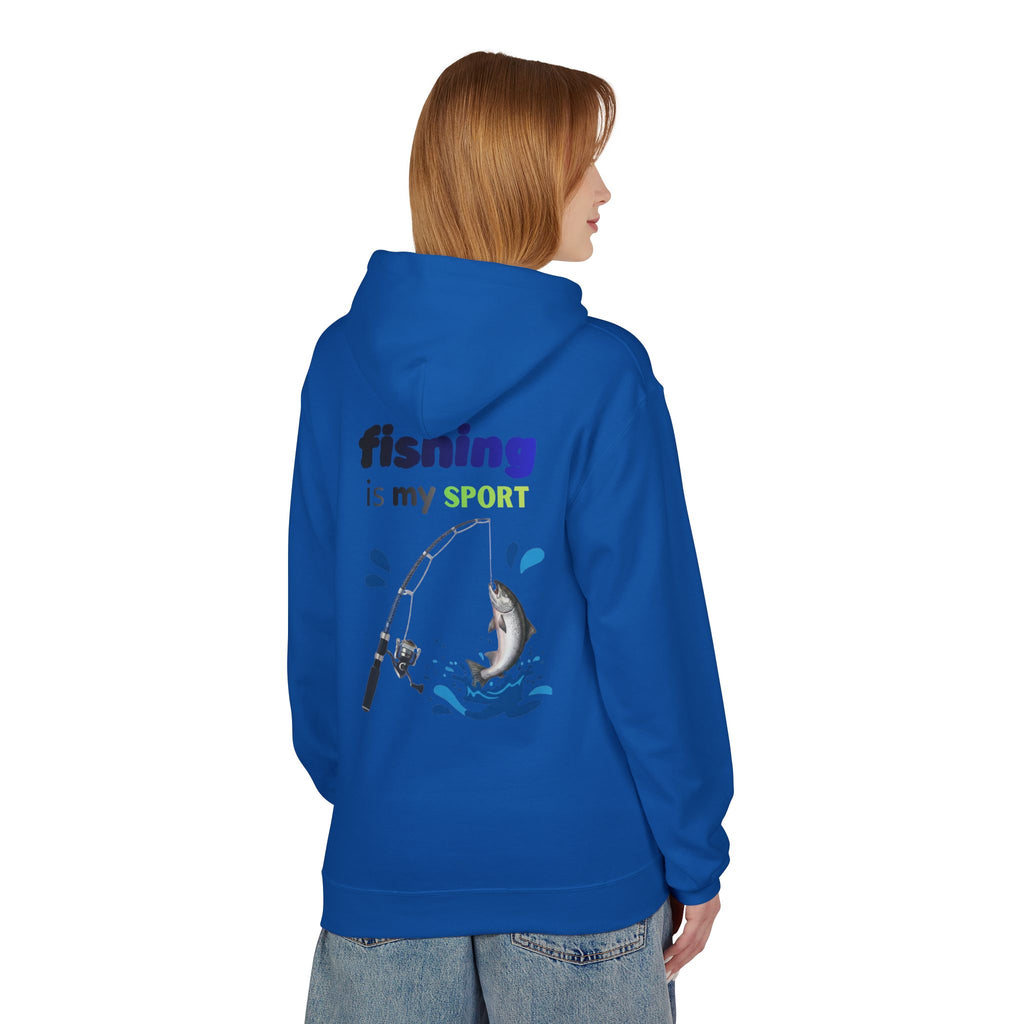 Fishing Is My Sport Hoodie — Fishing Enthusiast Midweight Fleece