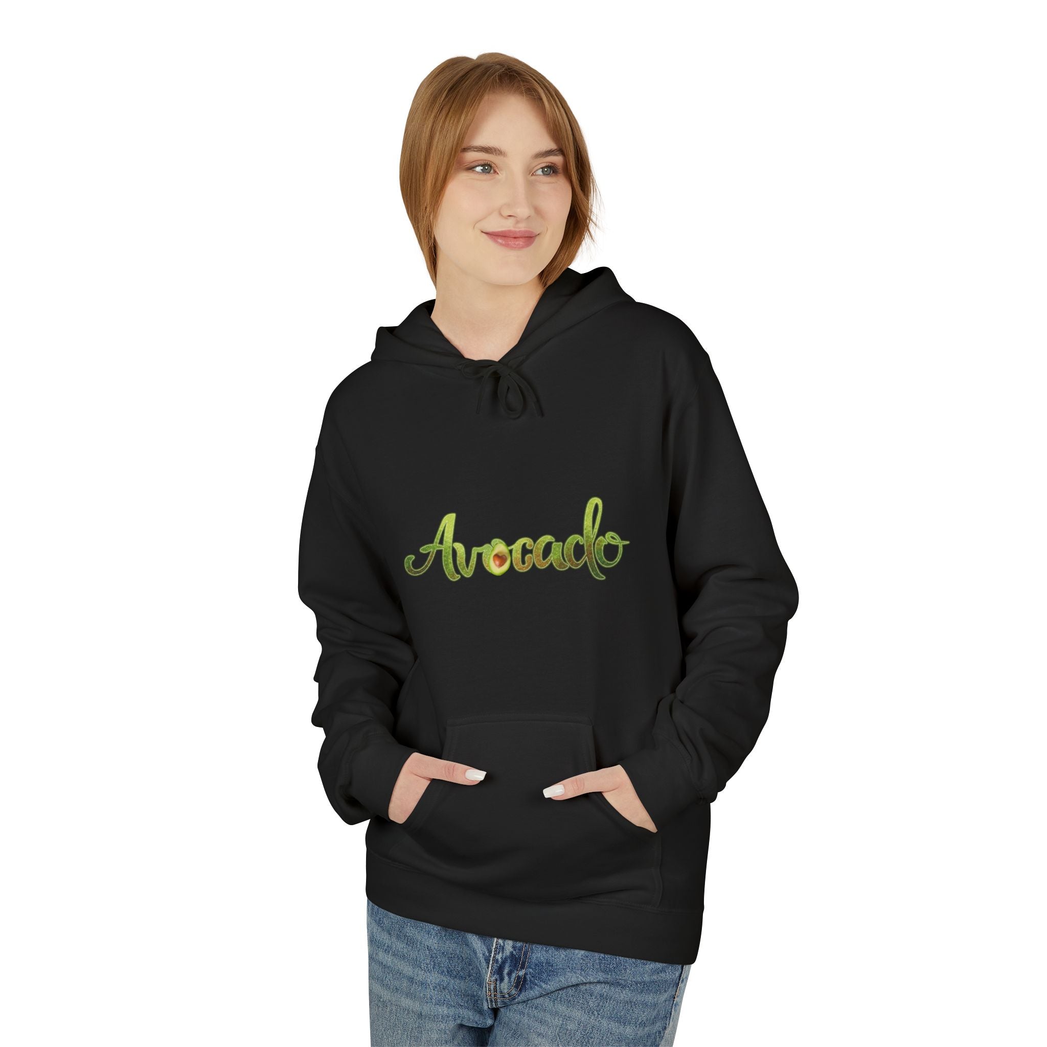 Avocado Graphic Hoodie — 'advocado' Playful Avocado Design