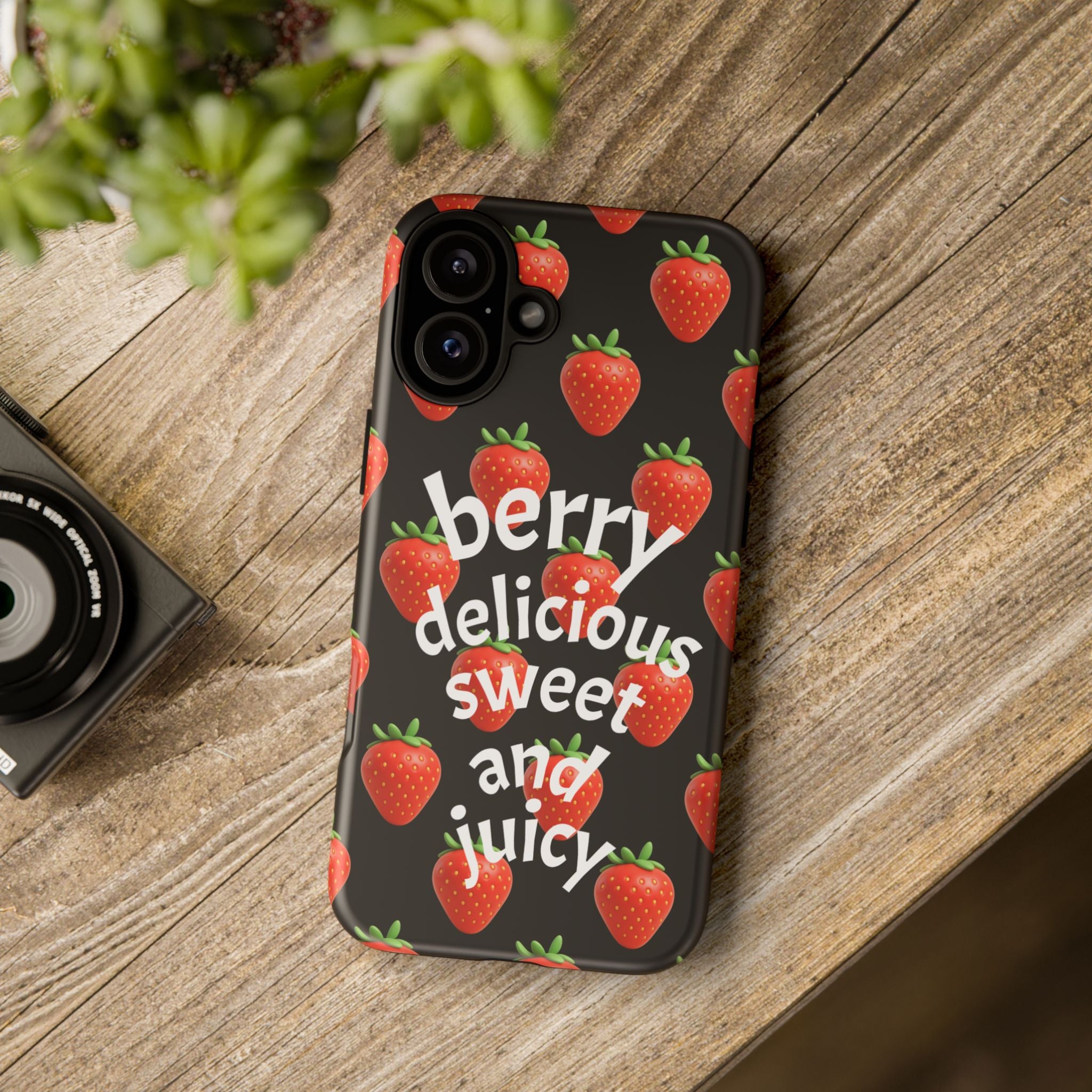 Strawberry 'Berry Delicious' Phone Case