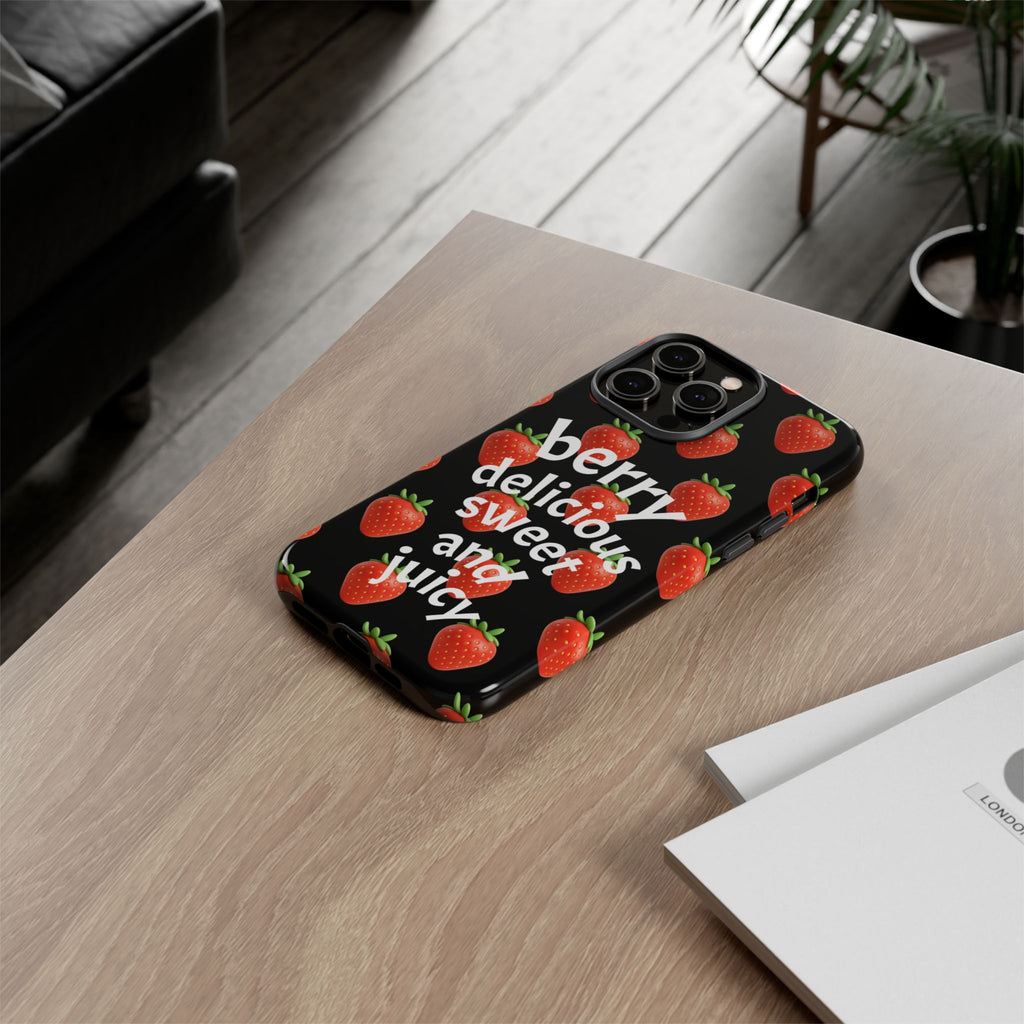 Strawberry 'Berry Delicious' Phone Case