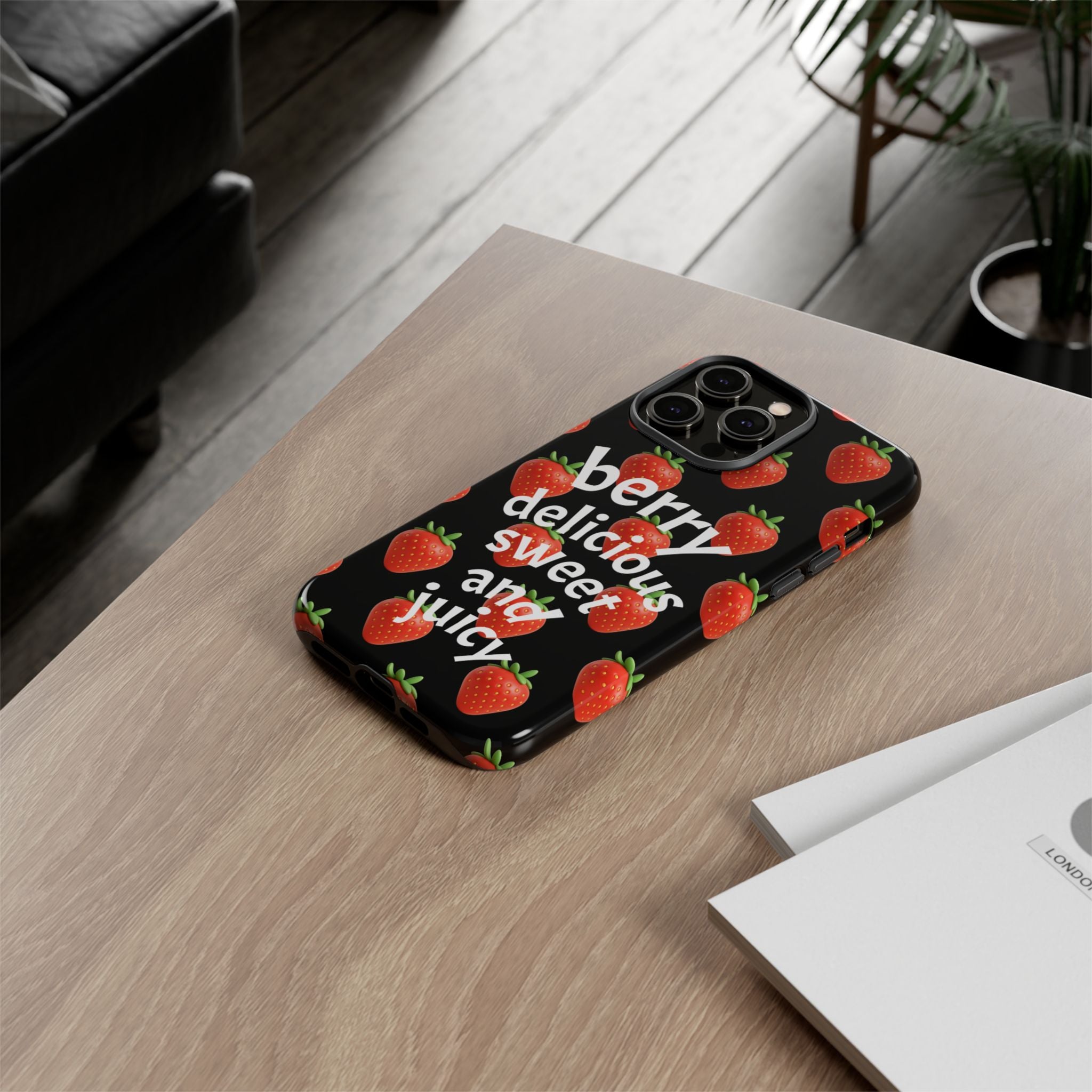 Strawberry 'Berry Delicious' Phone Case