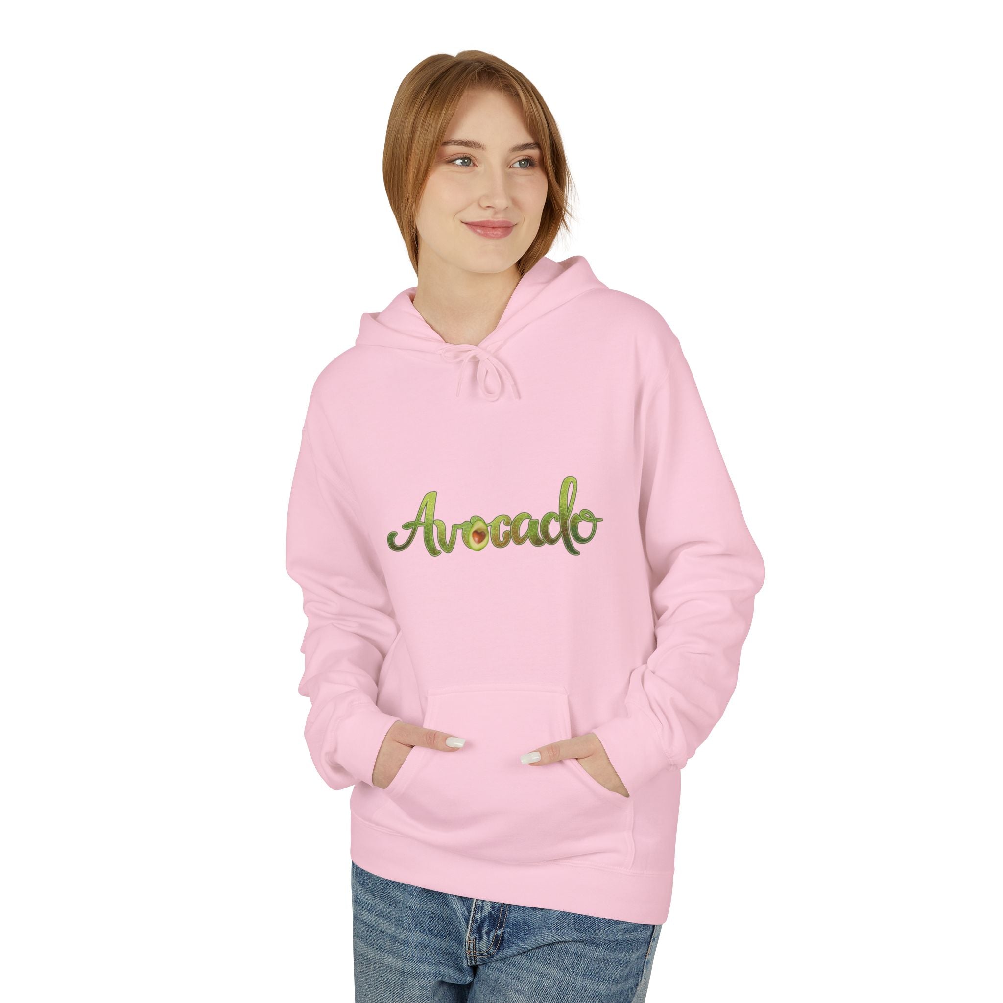 Avocado Graphic Hoodie — 'advocado' Playful Avocado Design