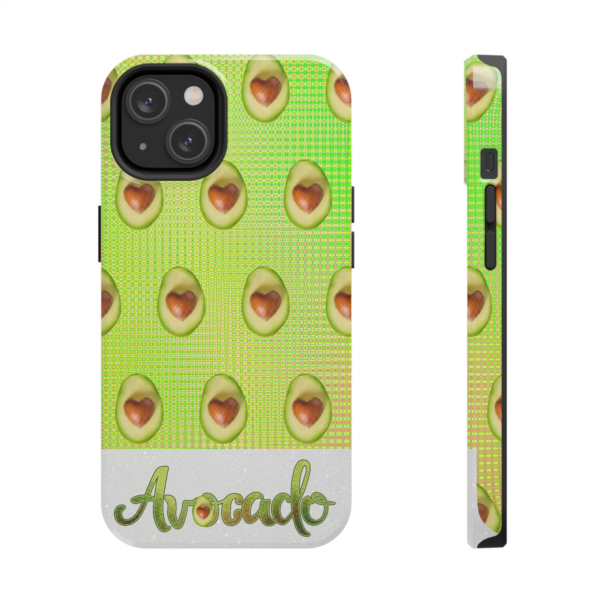 Advocado Phone Case — Durable Tough Phone Case with Playful Avocado Design